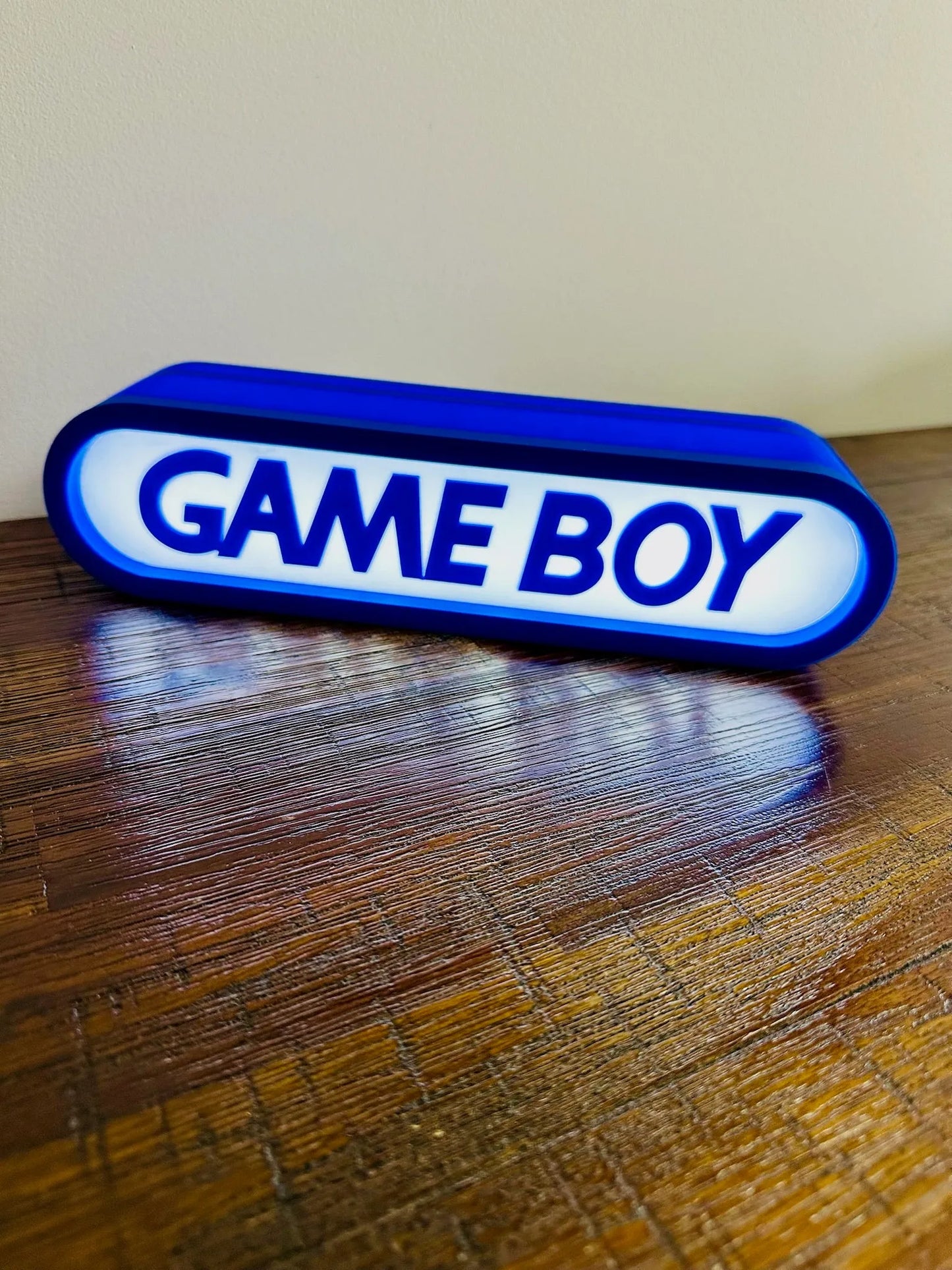 Brand New - Unique Gameboy Logo - Light Up Sign - USB Powered - Michael's 3D World