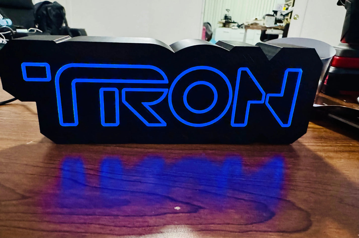 TRON Illuminated Desktop Sign - USB Powered