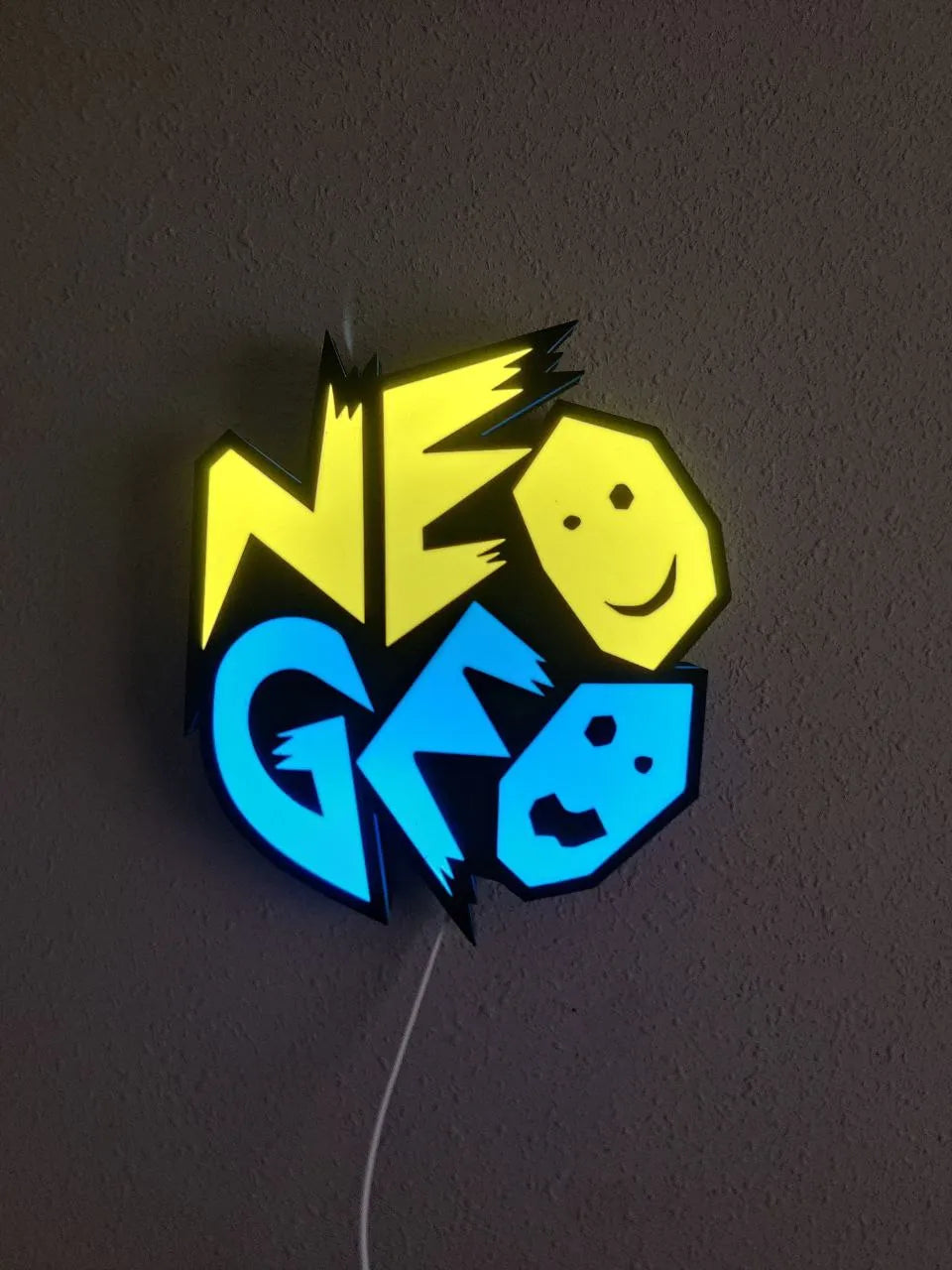 Arcade: Neo Geo Logo in a Light-up Sign / Wall Art / Night Light - Michael's 3D World