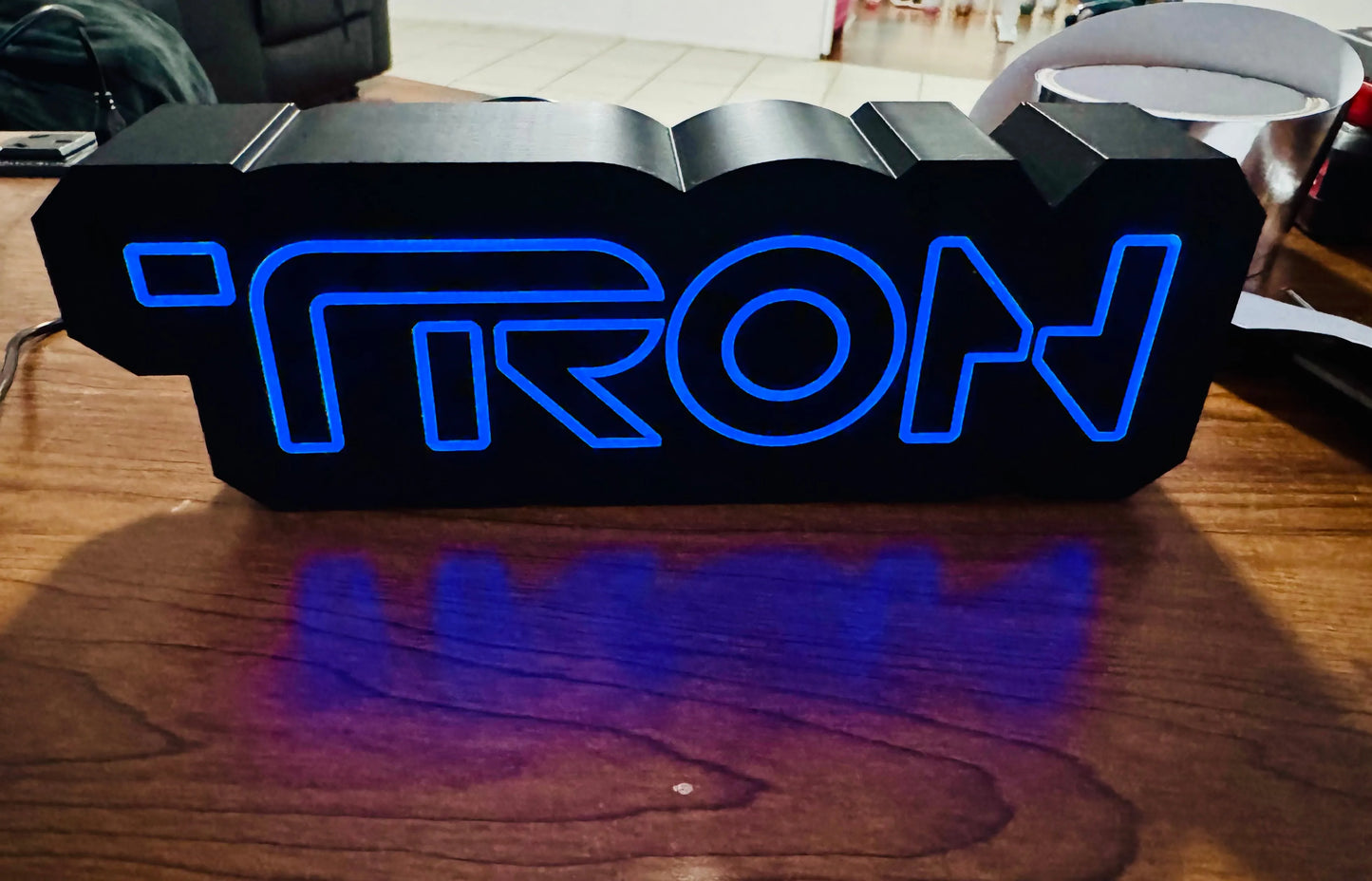 TRON Illuminated Desktop Sign - USB Powered