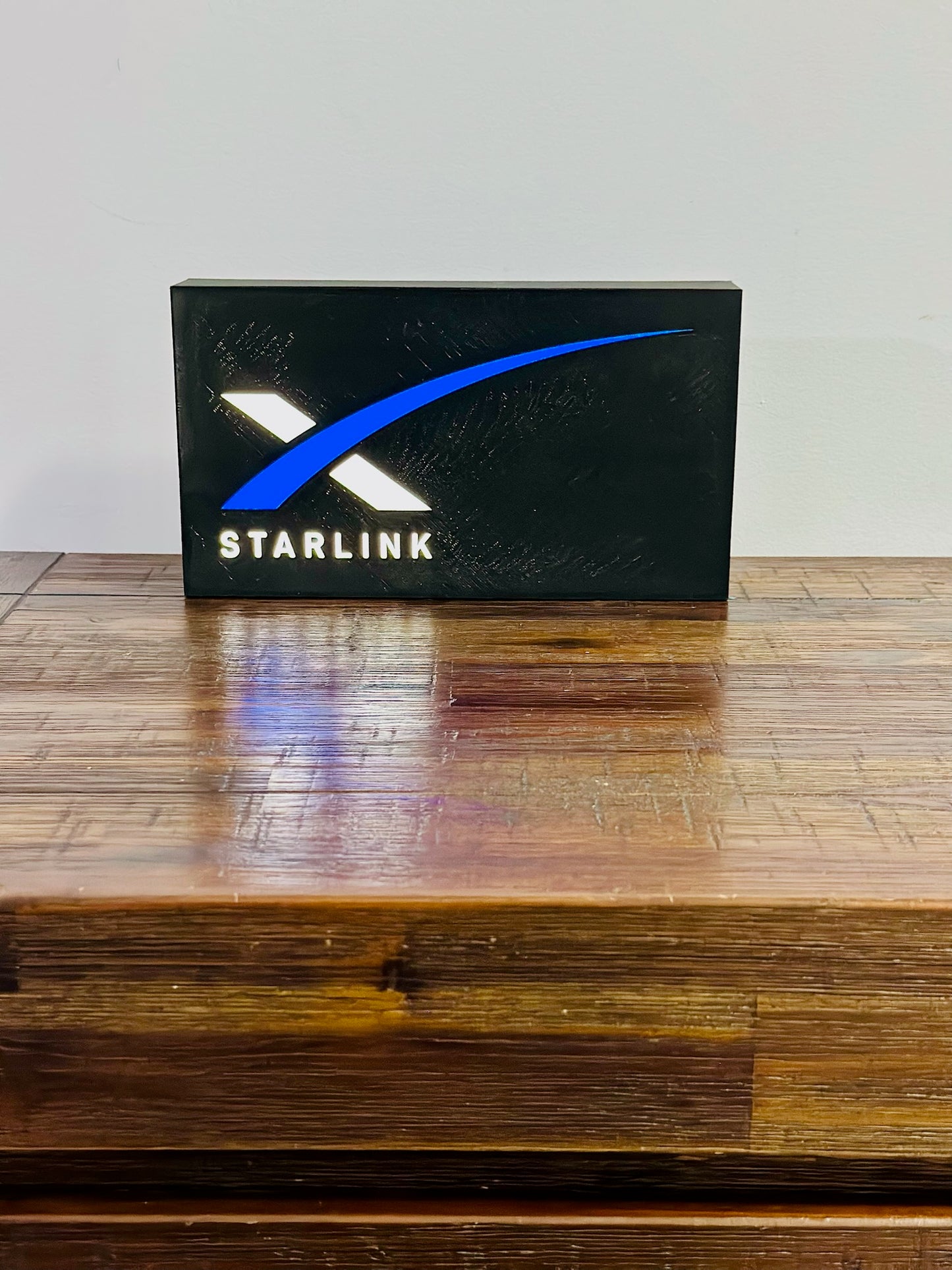 Starlink X Logo - Light Up Decoration / Wall Art - USB Powered
