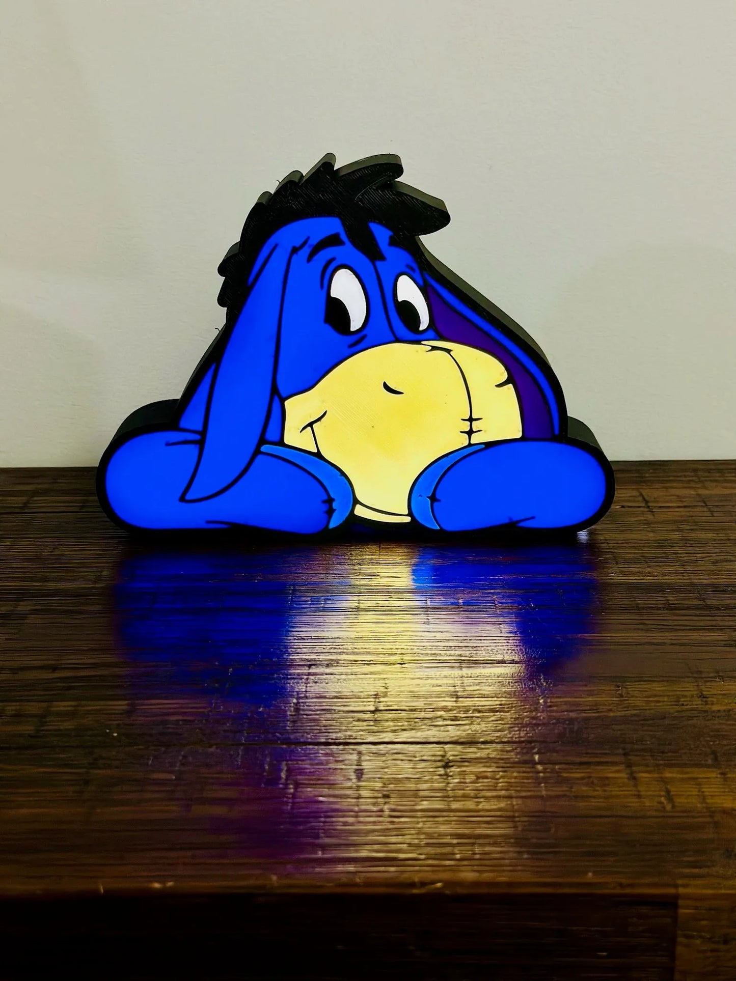 I-Aah – Supersüß – Leuchtende Wandkunst – USB-Stromversorgung