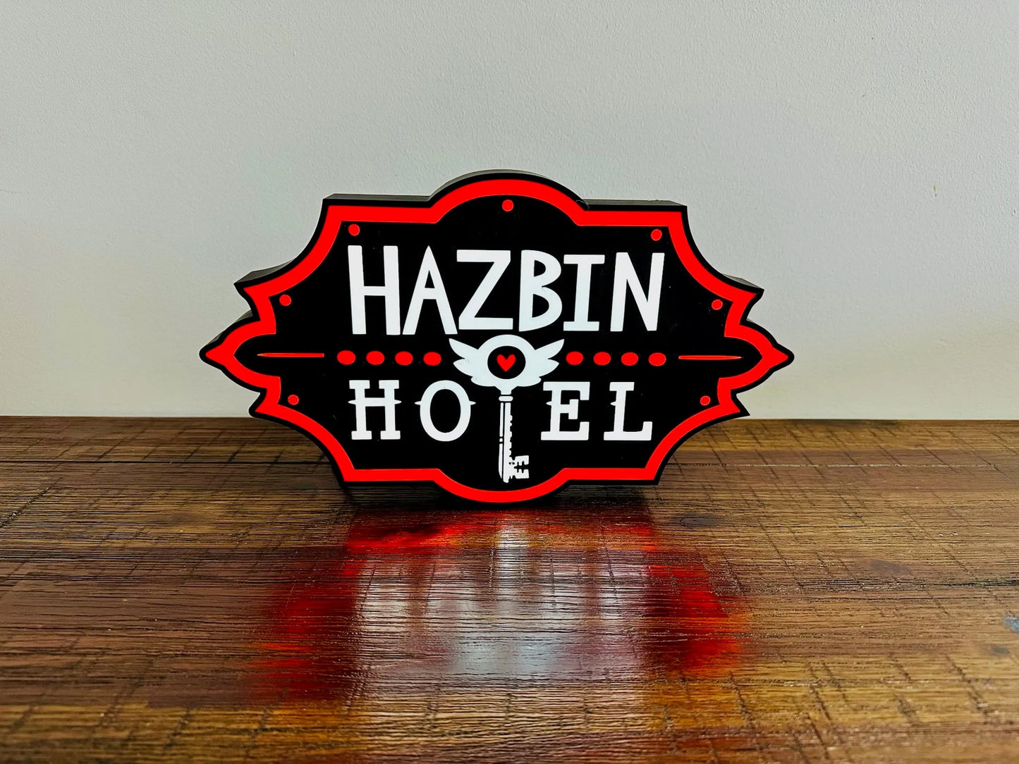 Hazbin Hotel: LED Light Box - Unique Wall Art - USB Powered - Michael's 3D World