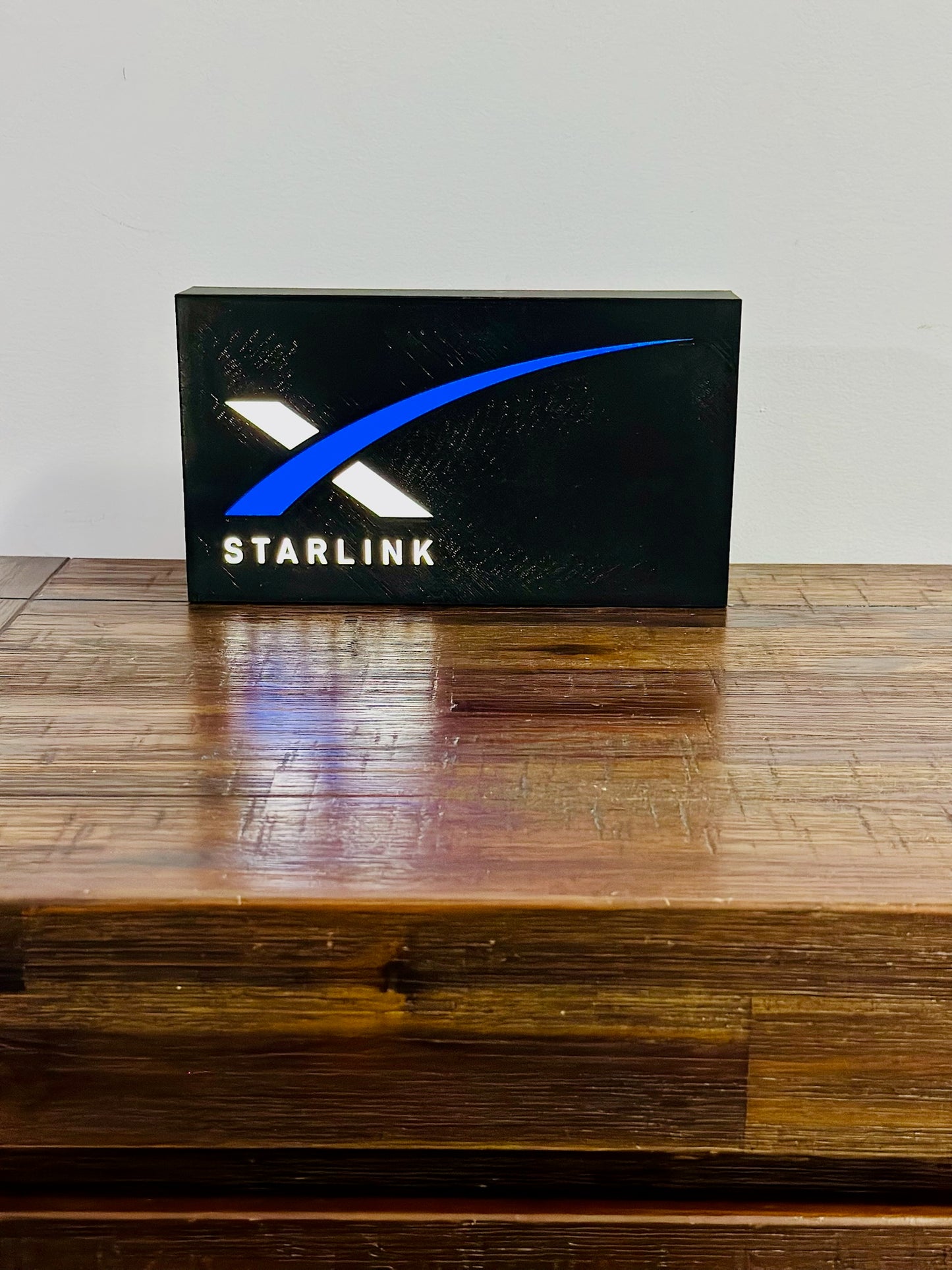 Starlink X Logo - Light Up Decoration / Wall Art - USB Powered