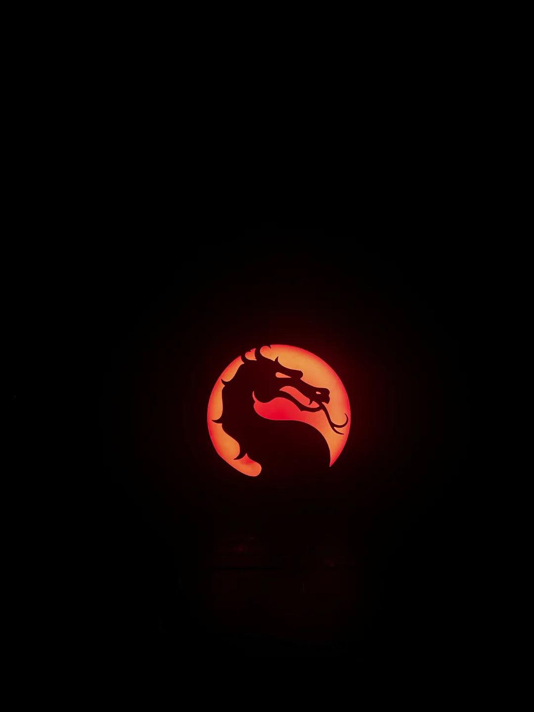 Mortal Kombat - Various Colours - Light Up Sign / Night Light - USB Powered - Michael's 3D World