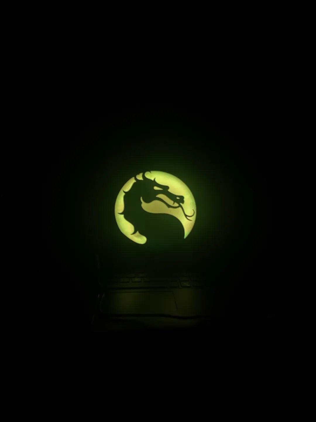 Mortal Kombat - Various Colours - Light Up Sign / Night Light - USB Powered - Michael's 3D World