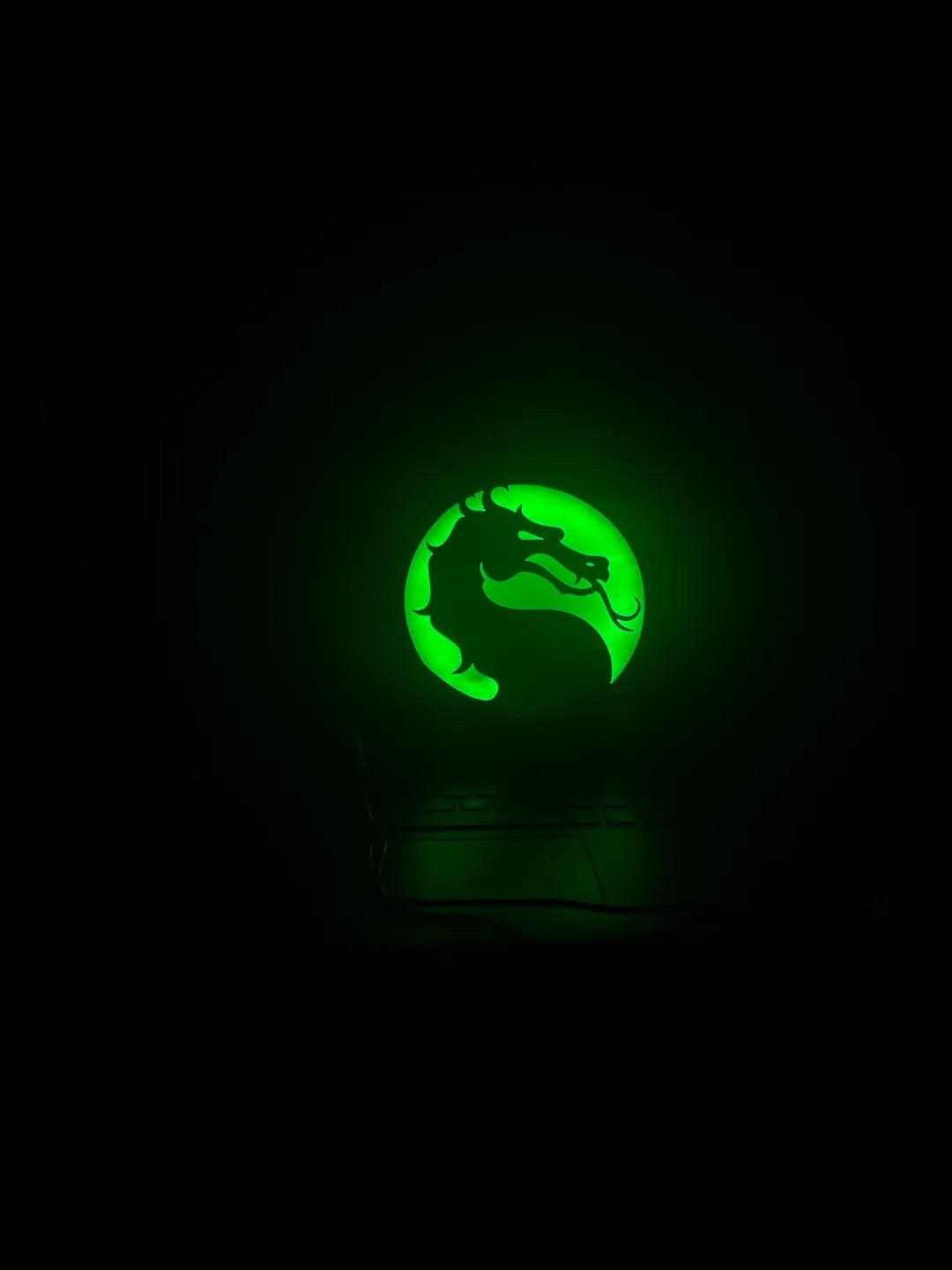 Mortal Kombat - Various Colours - Light Up Sign / Night Light - USB Powered - Michael's 3D World