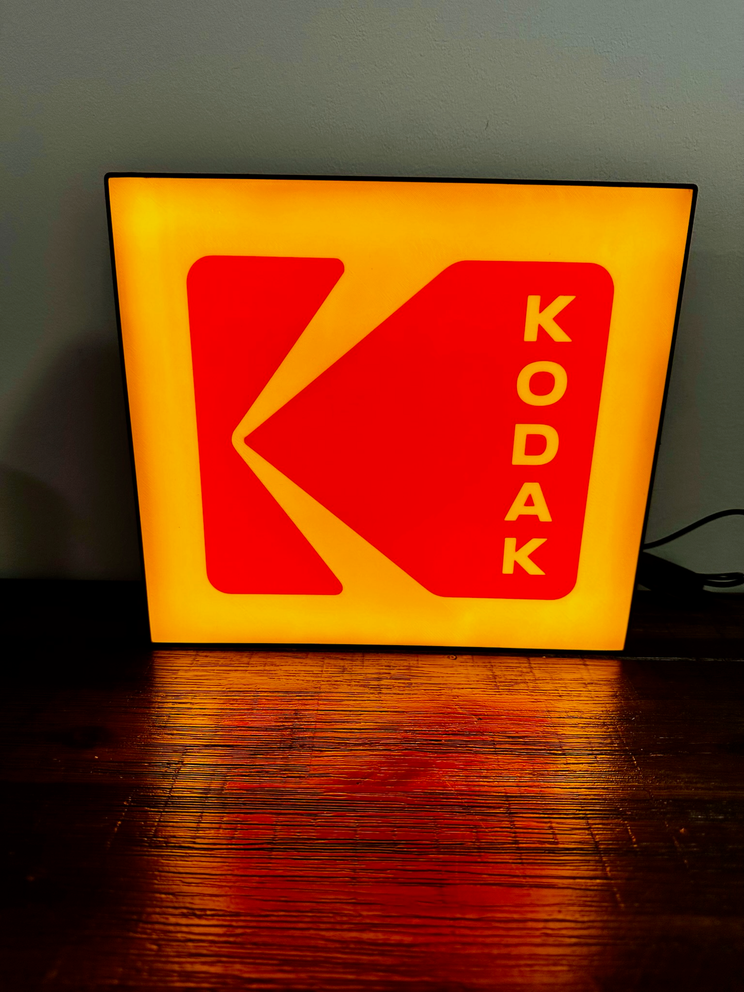 Kodak - Camera/Film Brand Logo - Light Up Logo/Wall Art