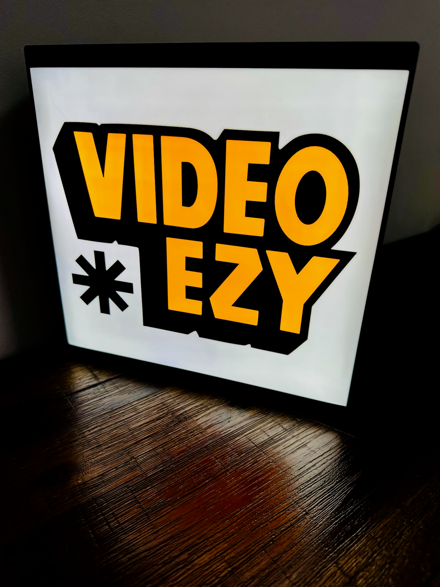 Video Ezy Logo - Light Up Logo/Wall Art