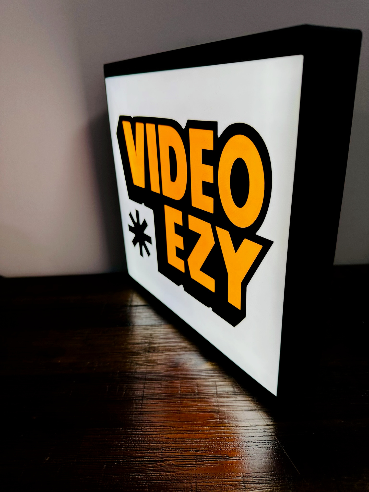 Video Ezy Logo - Light Up Logo/Wall Art