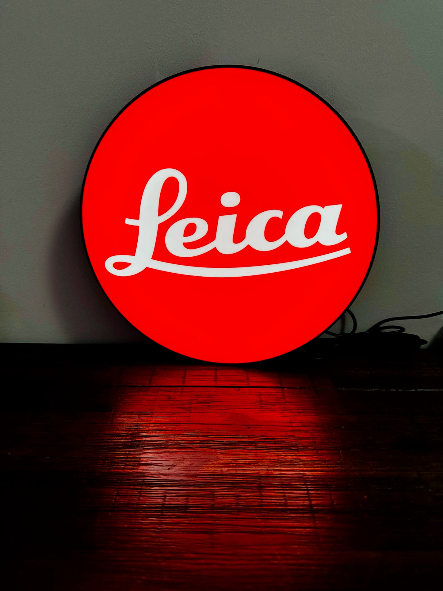Leica - Camera Brand Logo - Light Up Logo/Wall Art