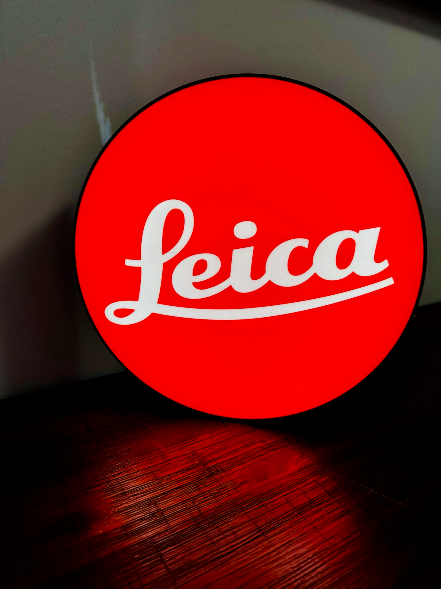 Leica - Camera Brand Logo - Light Up Logo/Wall Art