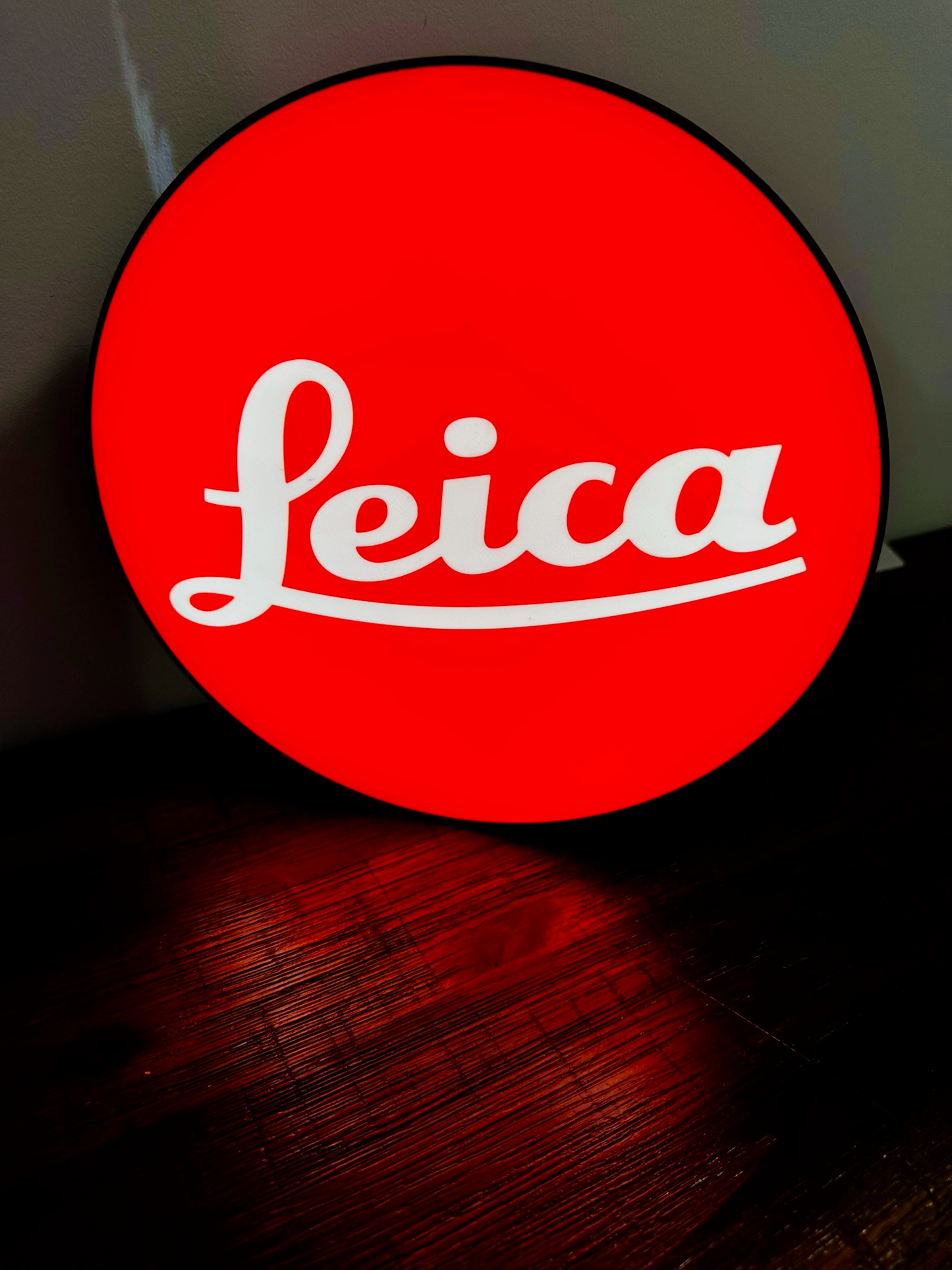Leica - Camera Brand Logo - Light Up Logo/Wall Art