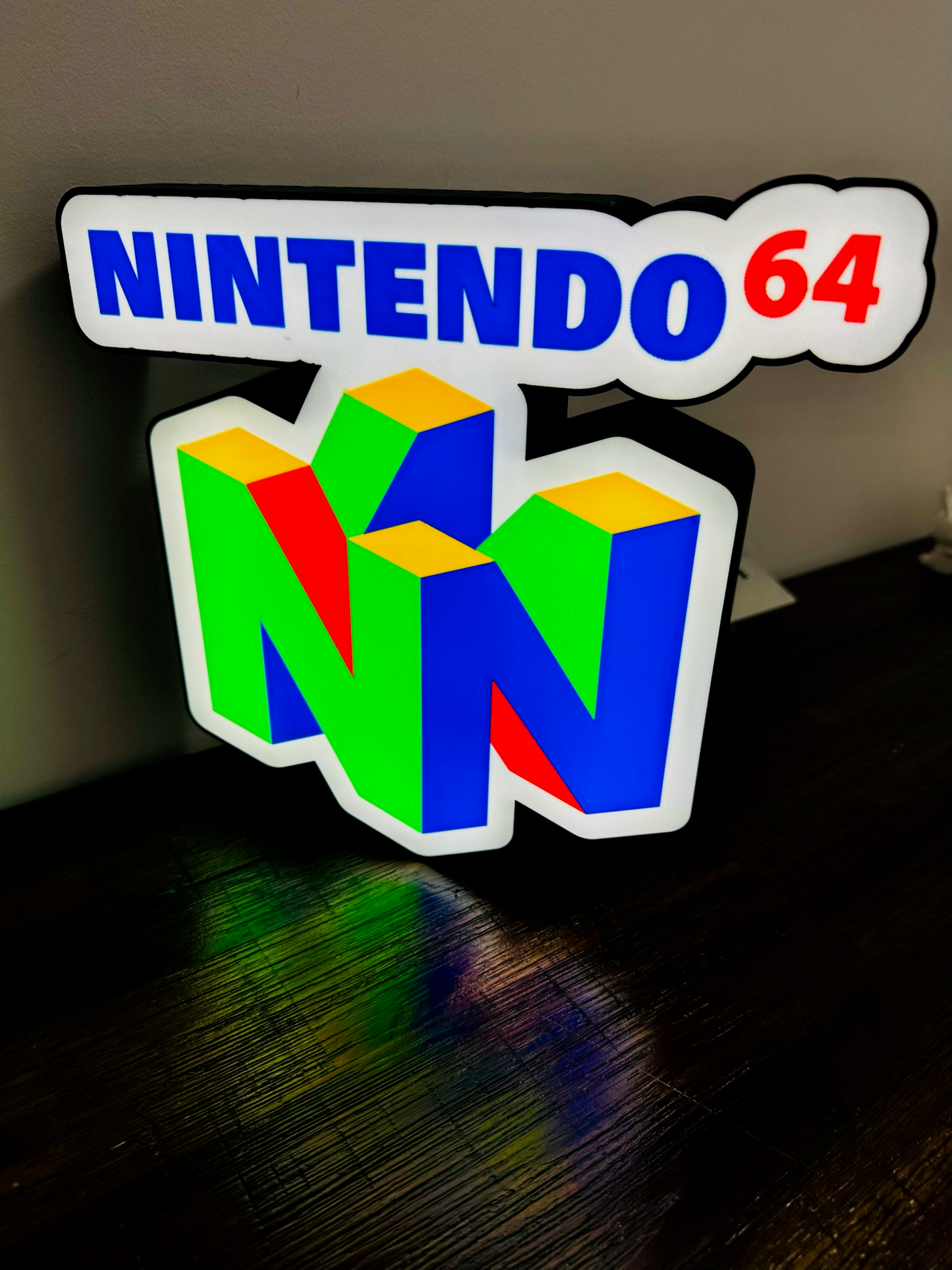 Nintendo 64 N64 Logo - Light Up Logo/Wall Art