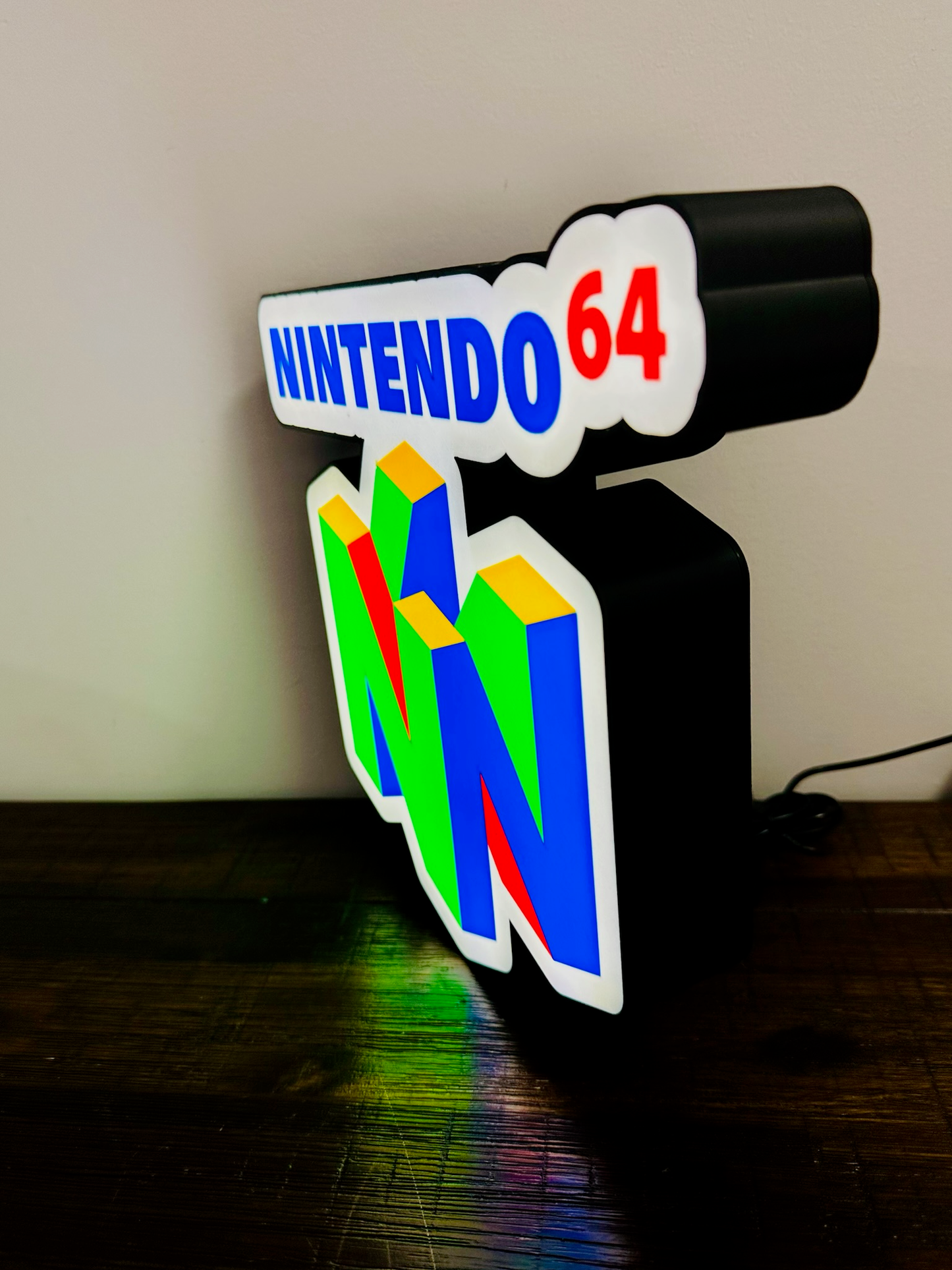 Nintendo 64 N64 Logo - Light Up Logo/Wall Art