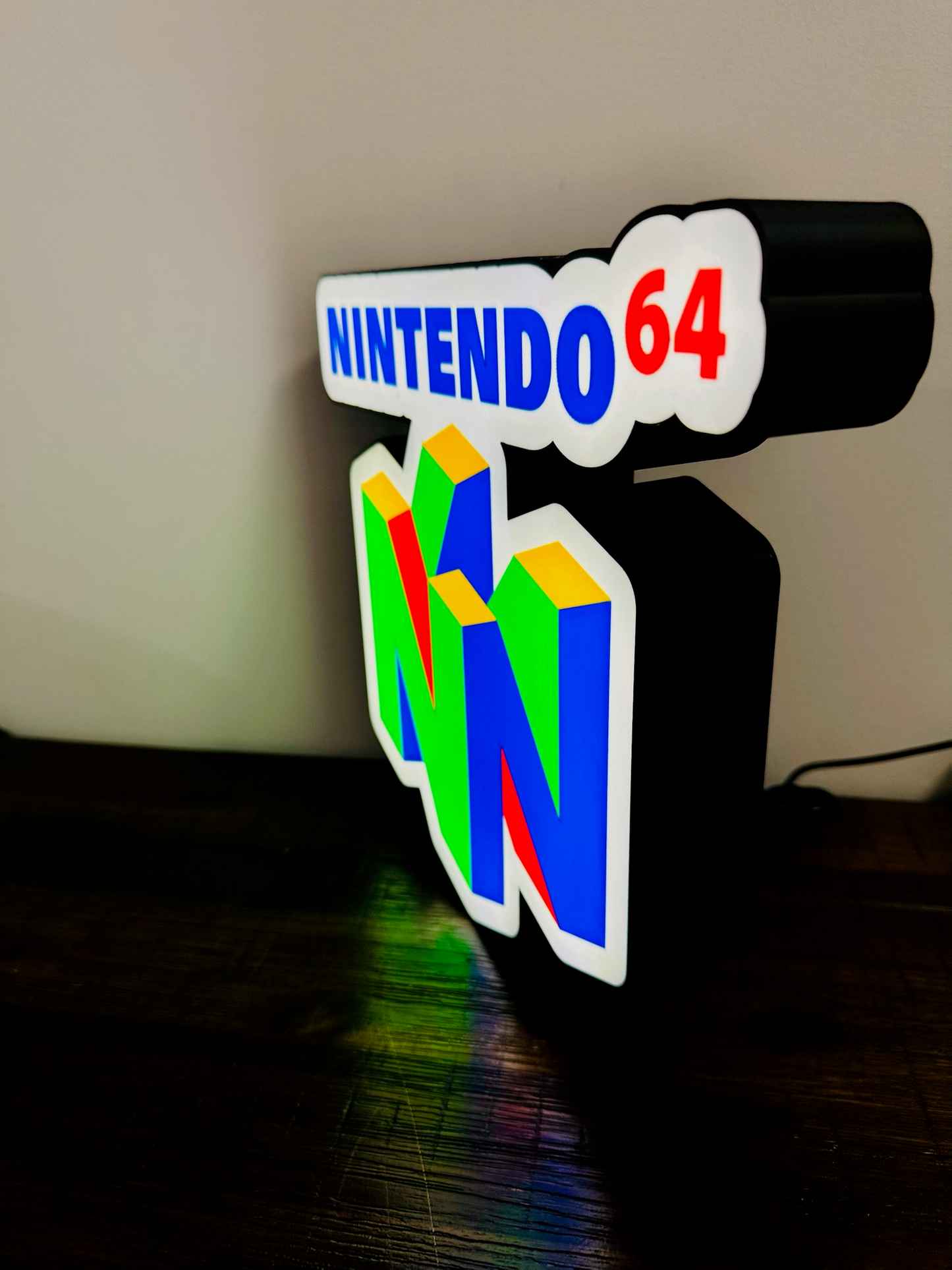 Nintendo 64 N64 Logo - Light Up Logo/Wall Art
