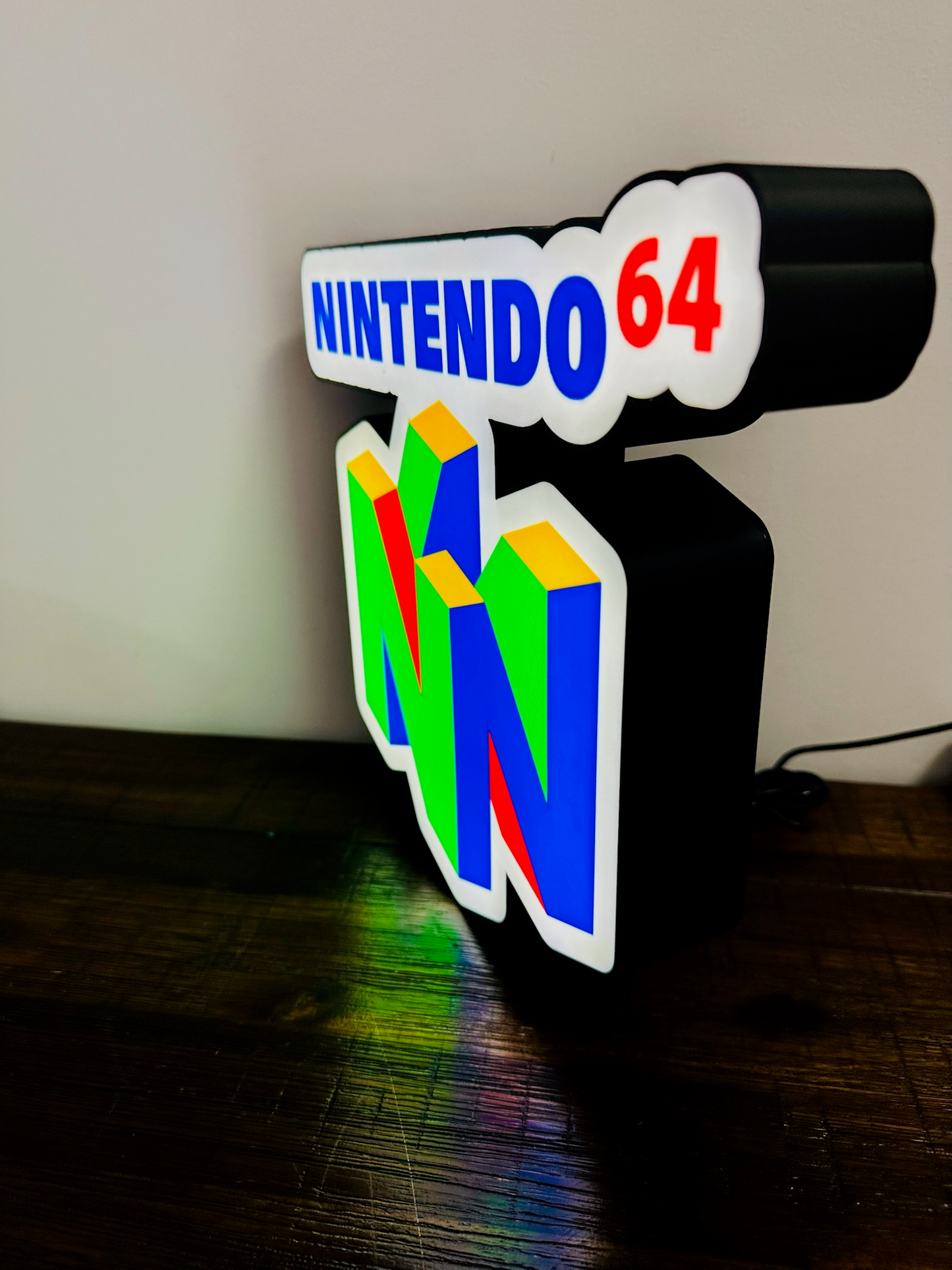 Nintendo 64 N64 Logo - Light Up Logo/Wall Art