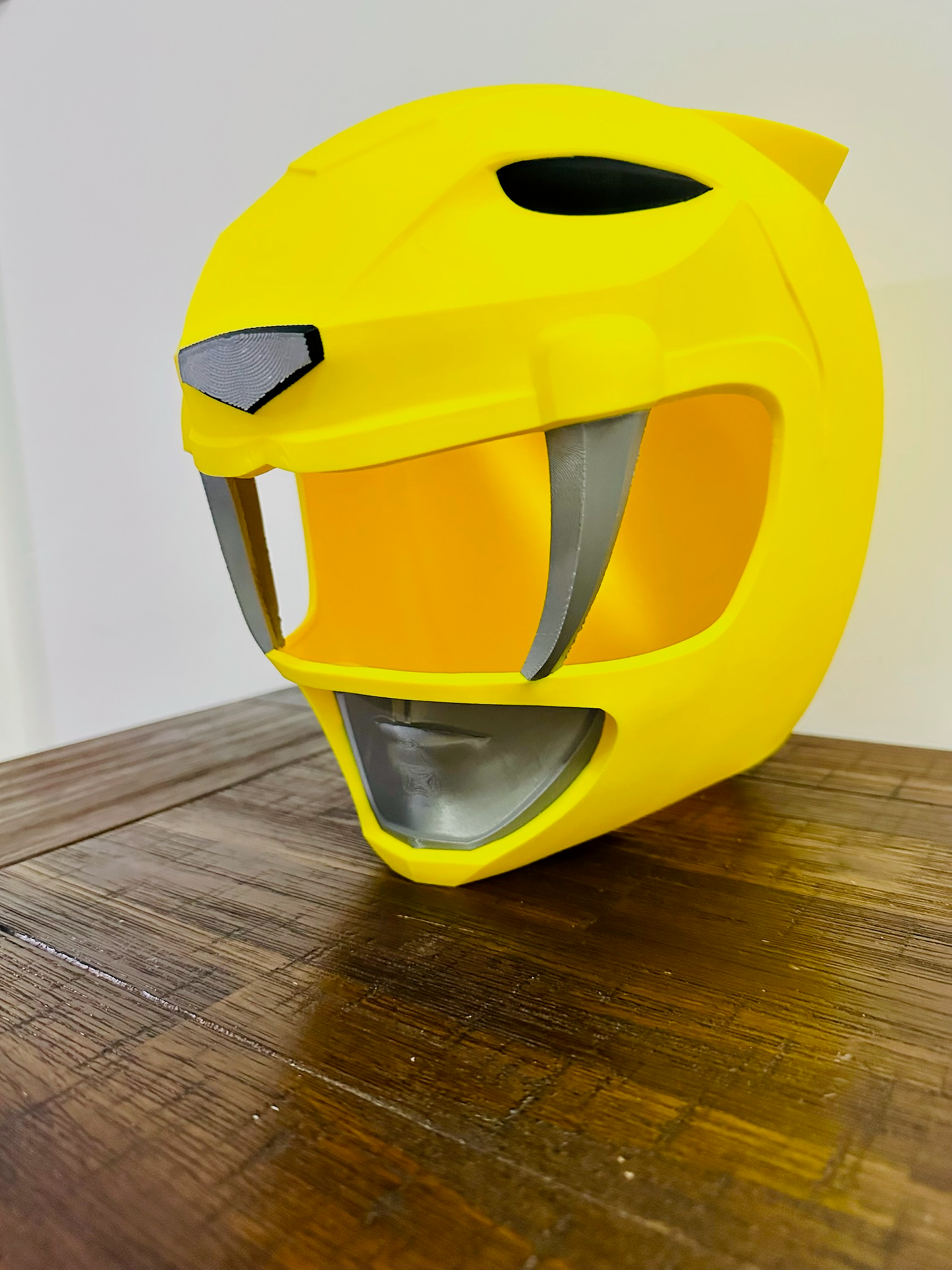 Yellow Mighty Morphin Power Rangers Helmet - Cosplay Kit / Full Size Decoration