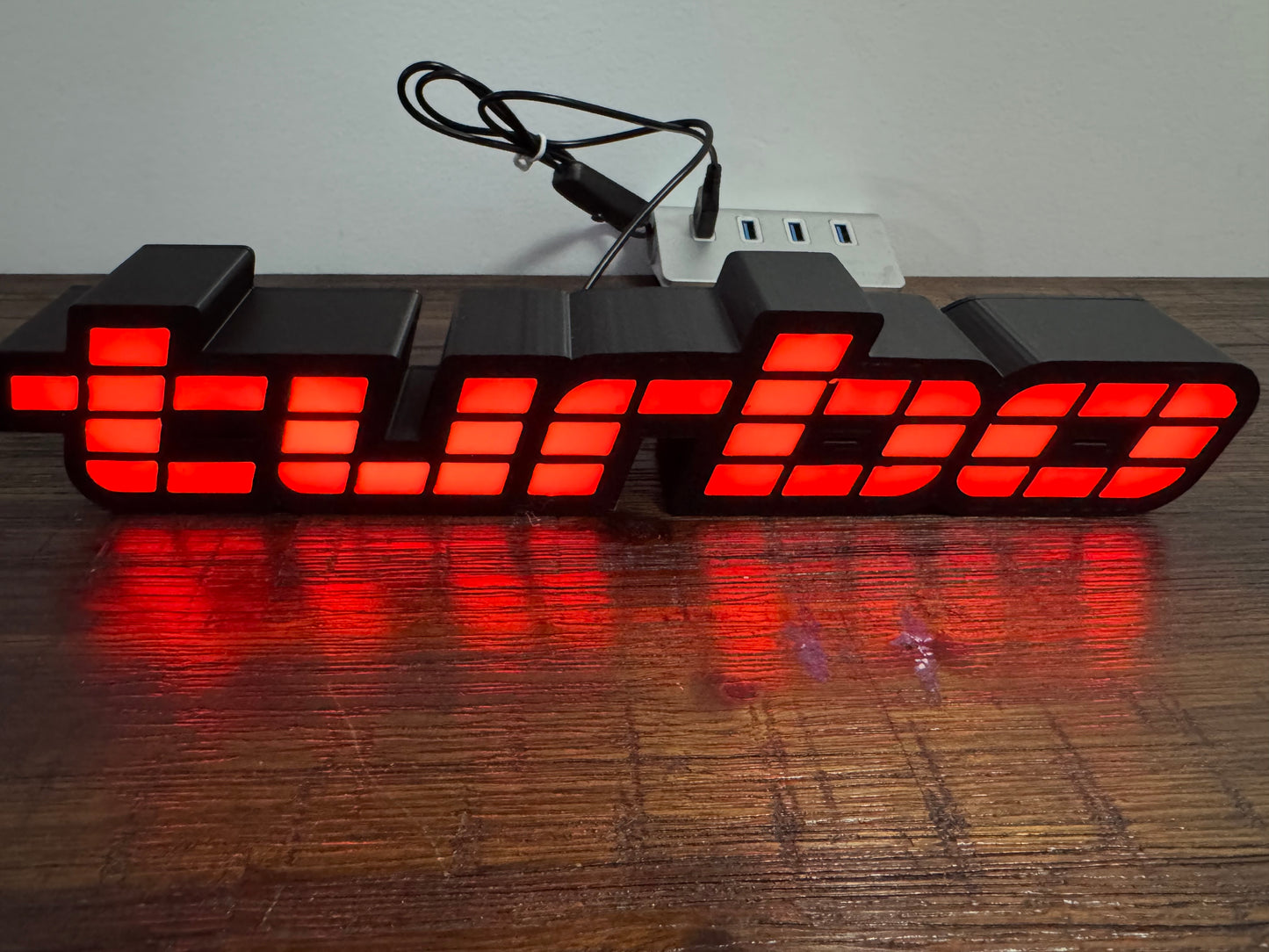 Holden Turbo Badge Logo - Light Up Artwork / Wall Art / Sign (Calais Turbo)