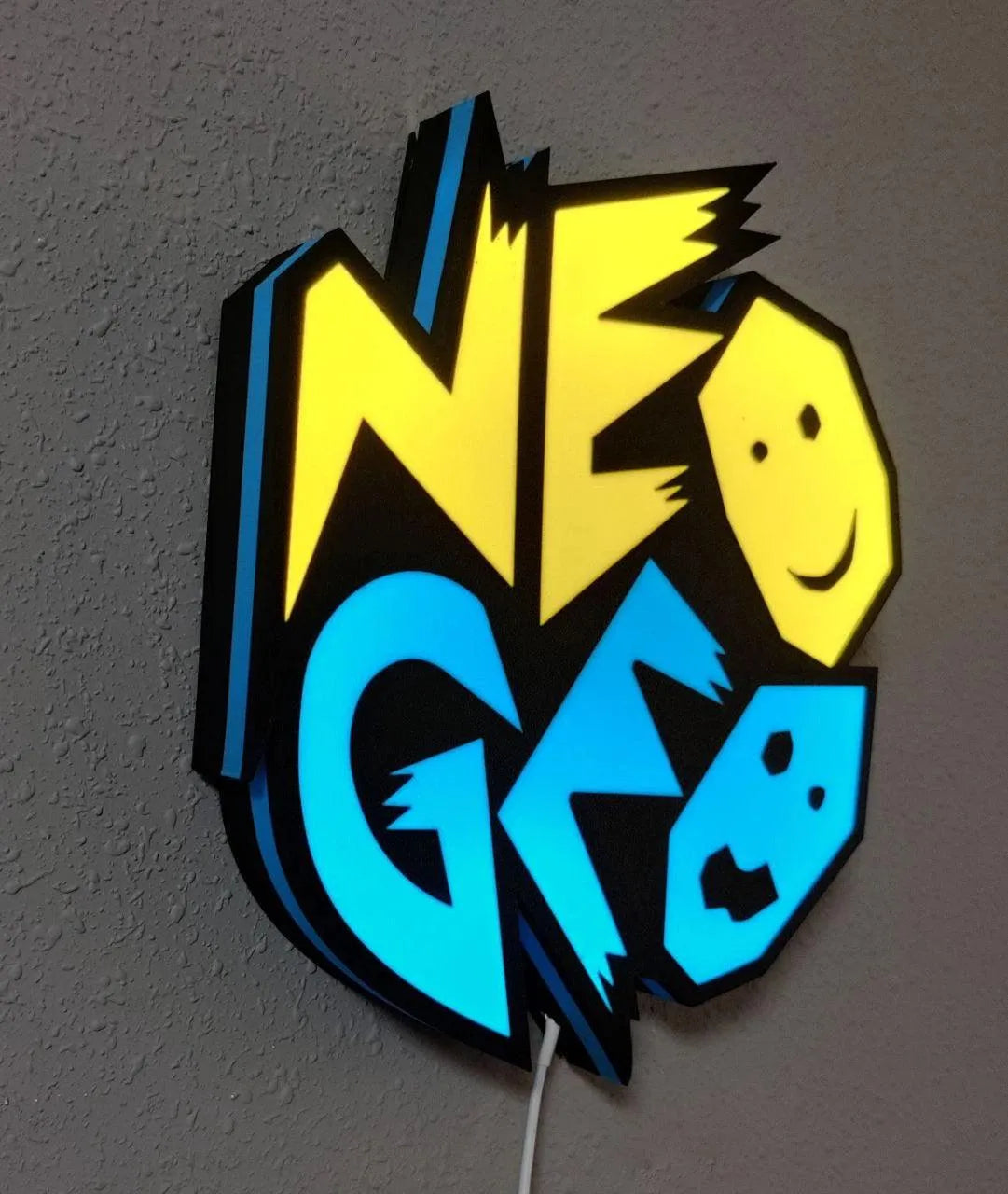 Arcade: Neo Geo Logo in a Light-up Sign / Wall Art / Night Light - Michael's 3D World