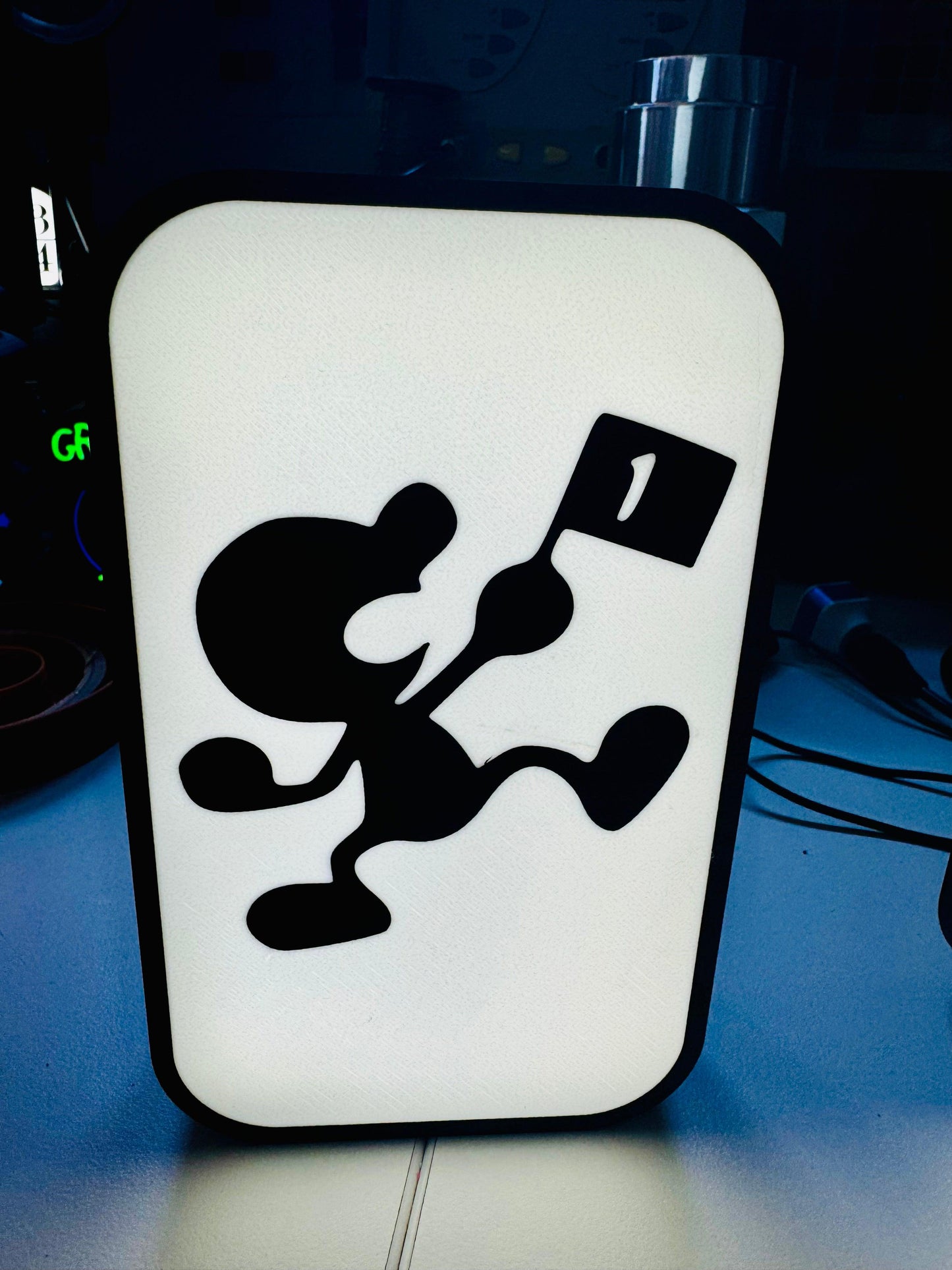 Nintendo's Famous Game & Watch series - Icon Logo's Light up Sign - Michael's 3D World
