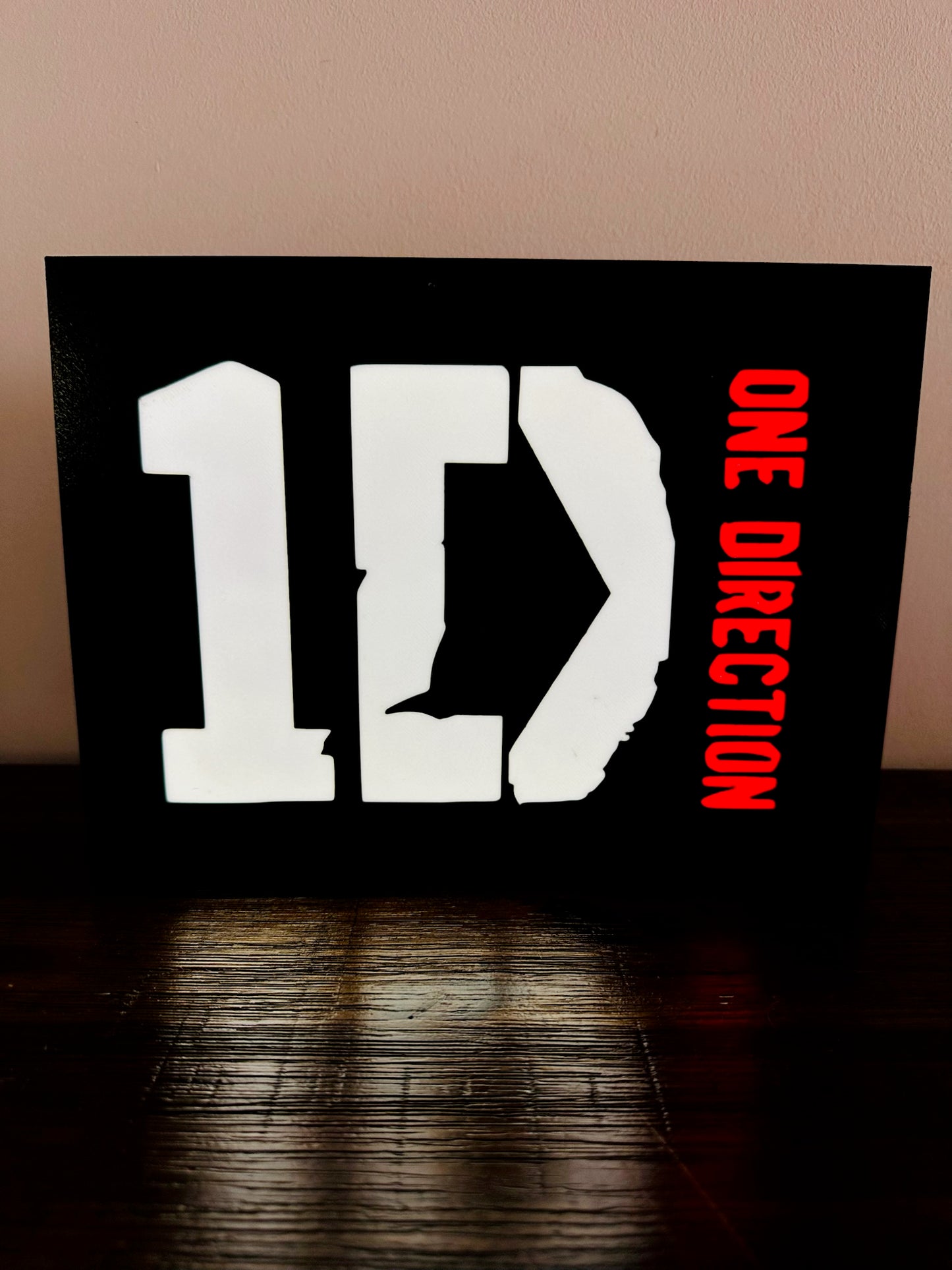 One Direction Illuminated Display Sign - Perfect for the Ultimate 1D Fan!