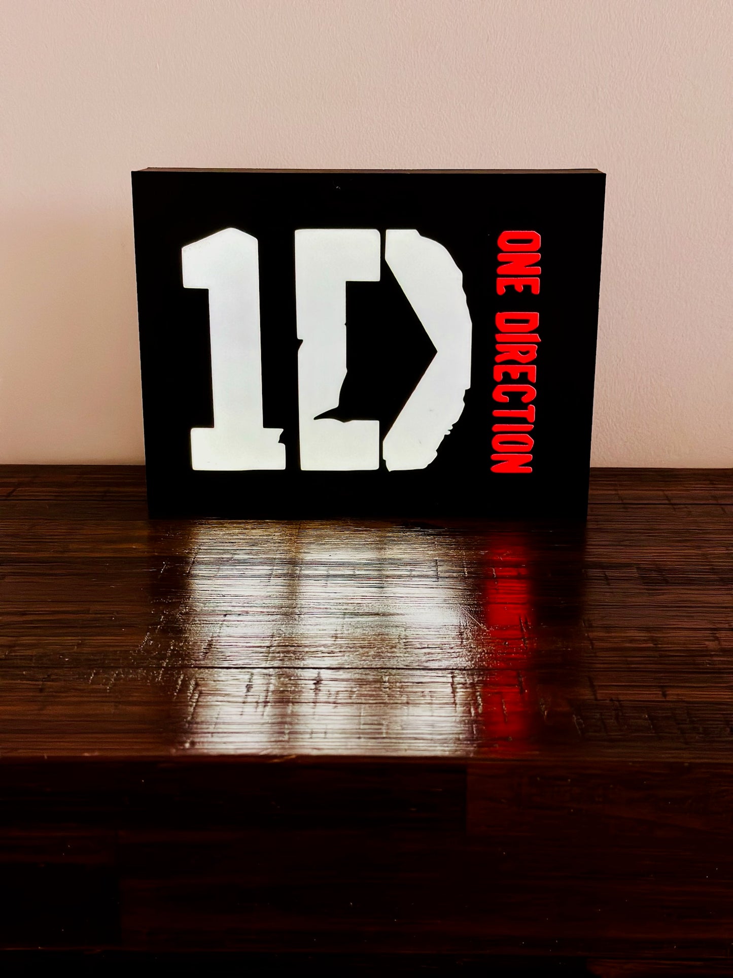 One Direction Illuminated Display Sign - Perfect for the Ultimate 1D Fan!