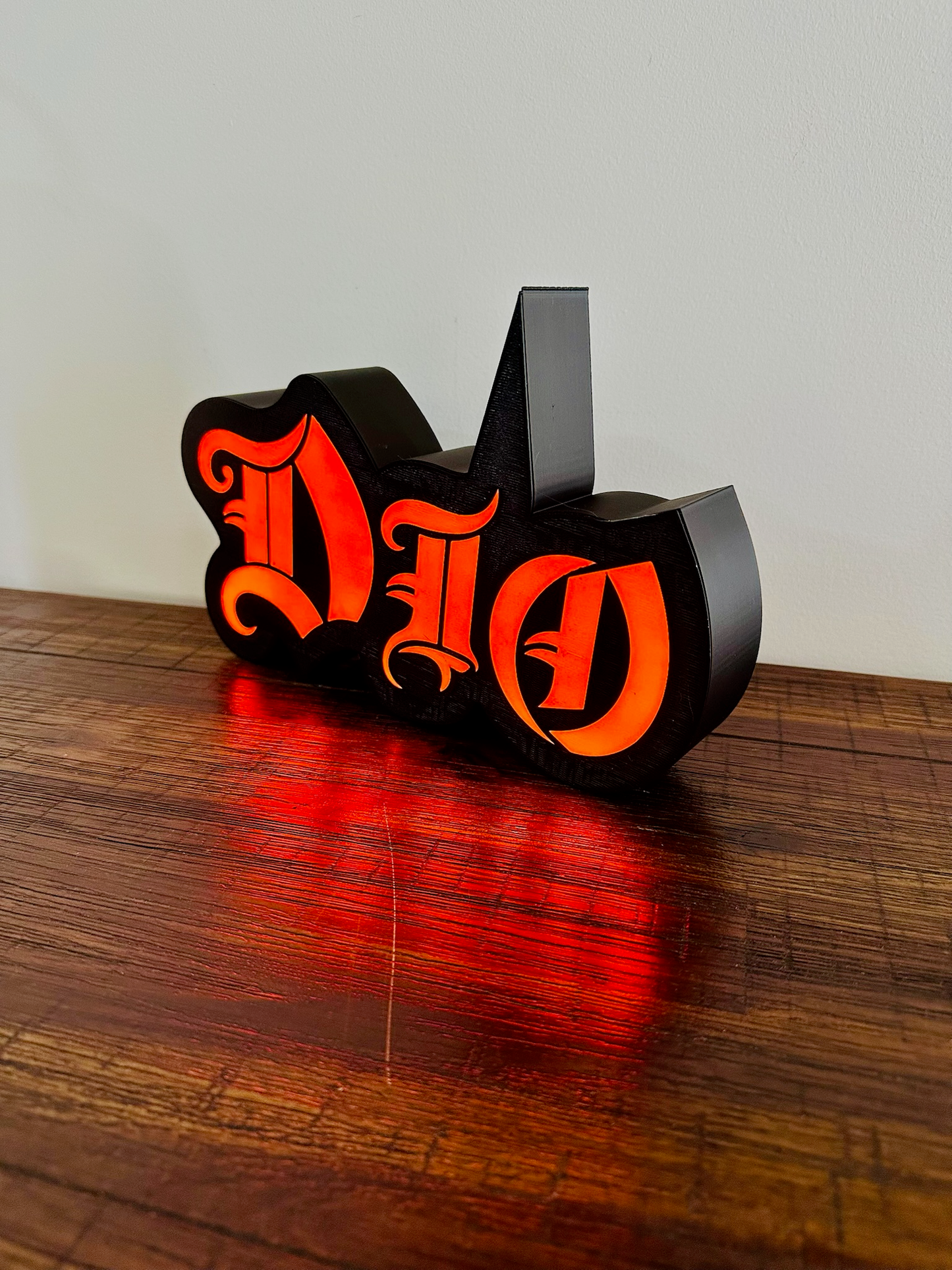 Dio - Rock Music Band - 1980's - Night Light / Bright Red Light Up Wall Art