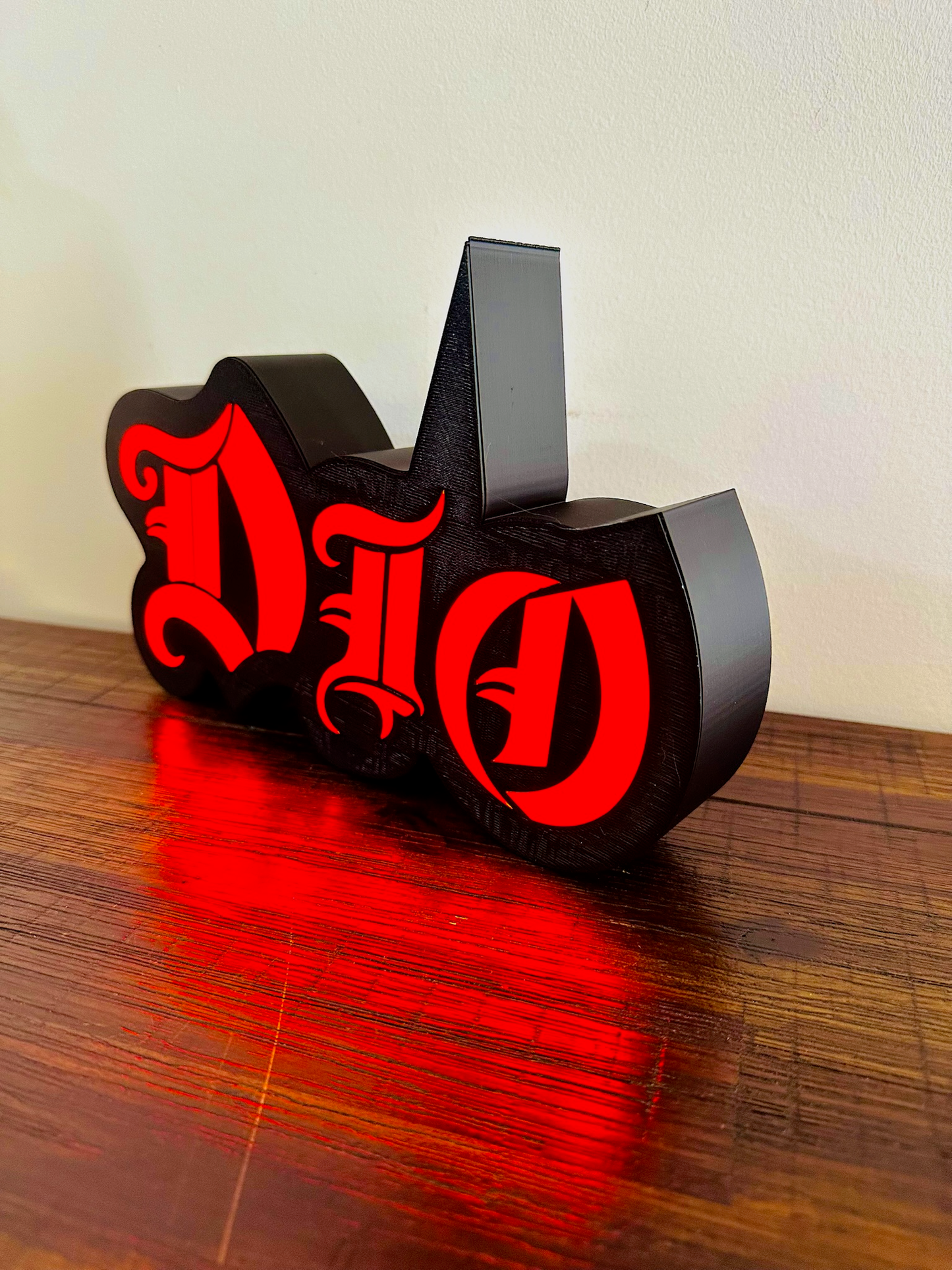 Dio - Rock Music Band - 1980's - Night Light / Bright Red Light Up Wall Art