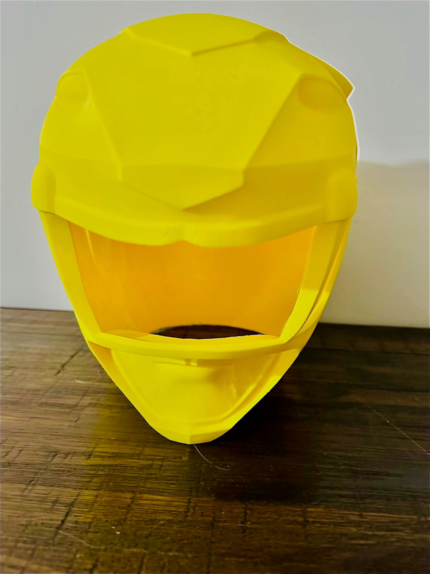 Yellow Mighty Morphin Power Rangers Helmet - Cosplay Kit / Full Size Decoration
