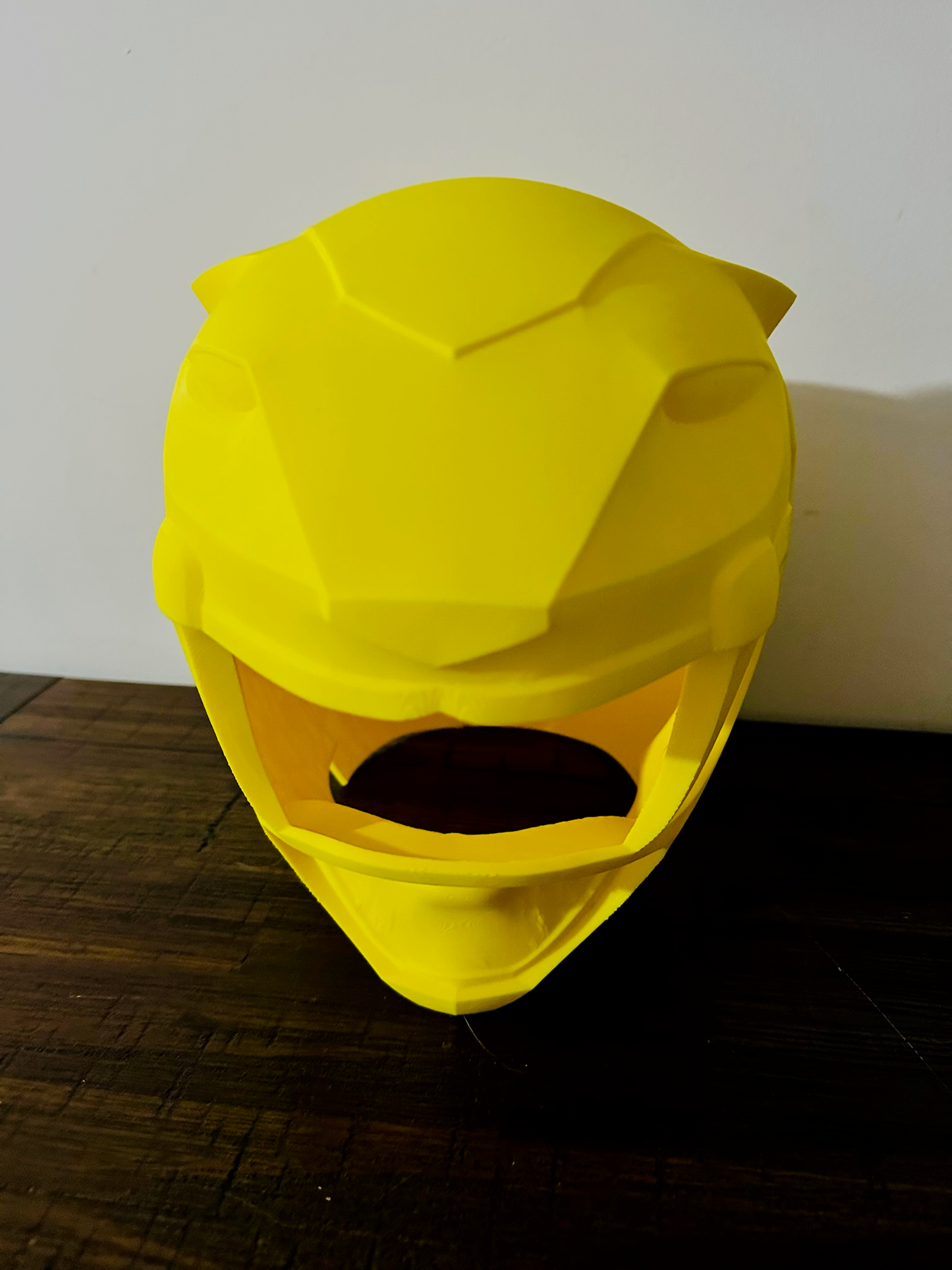Yellow Mighty Morphin Power Rangers Helmet - Cosplay Kit / Full Size Decoration