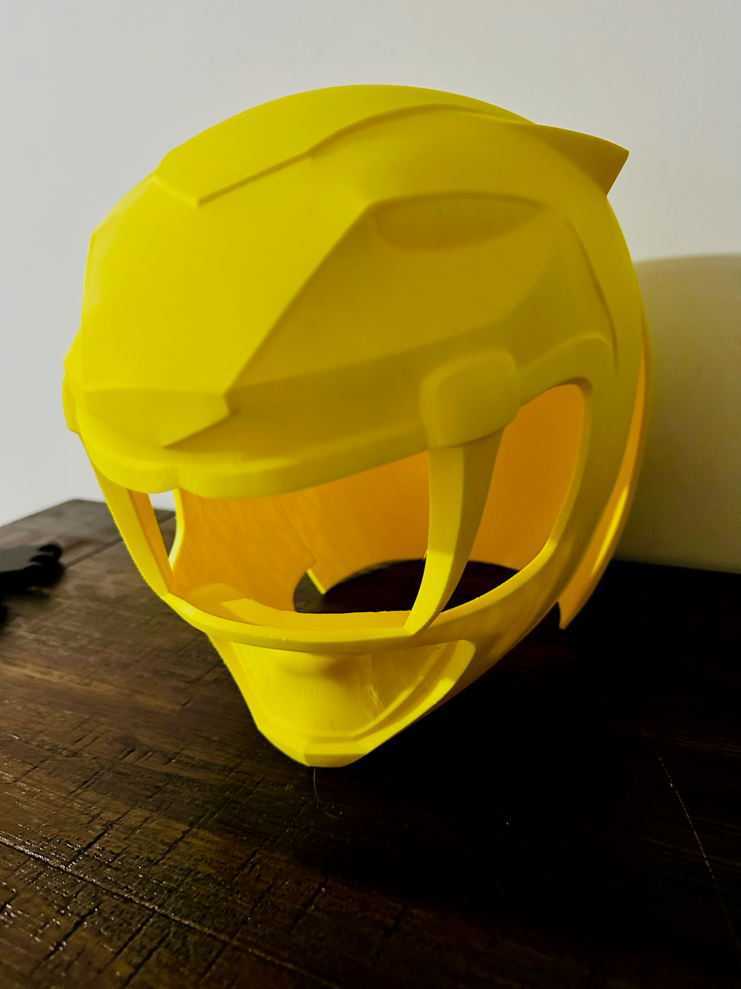 Yellow Mighty Morphin Power Rangers Helmet - Cosplay Kit / Full Size Decoration