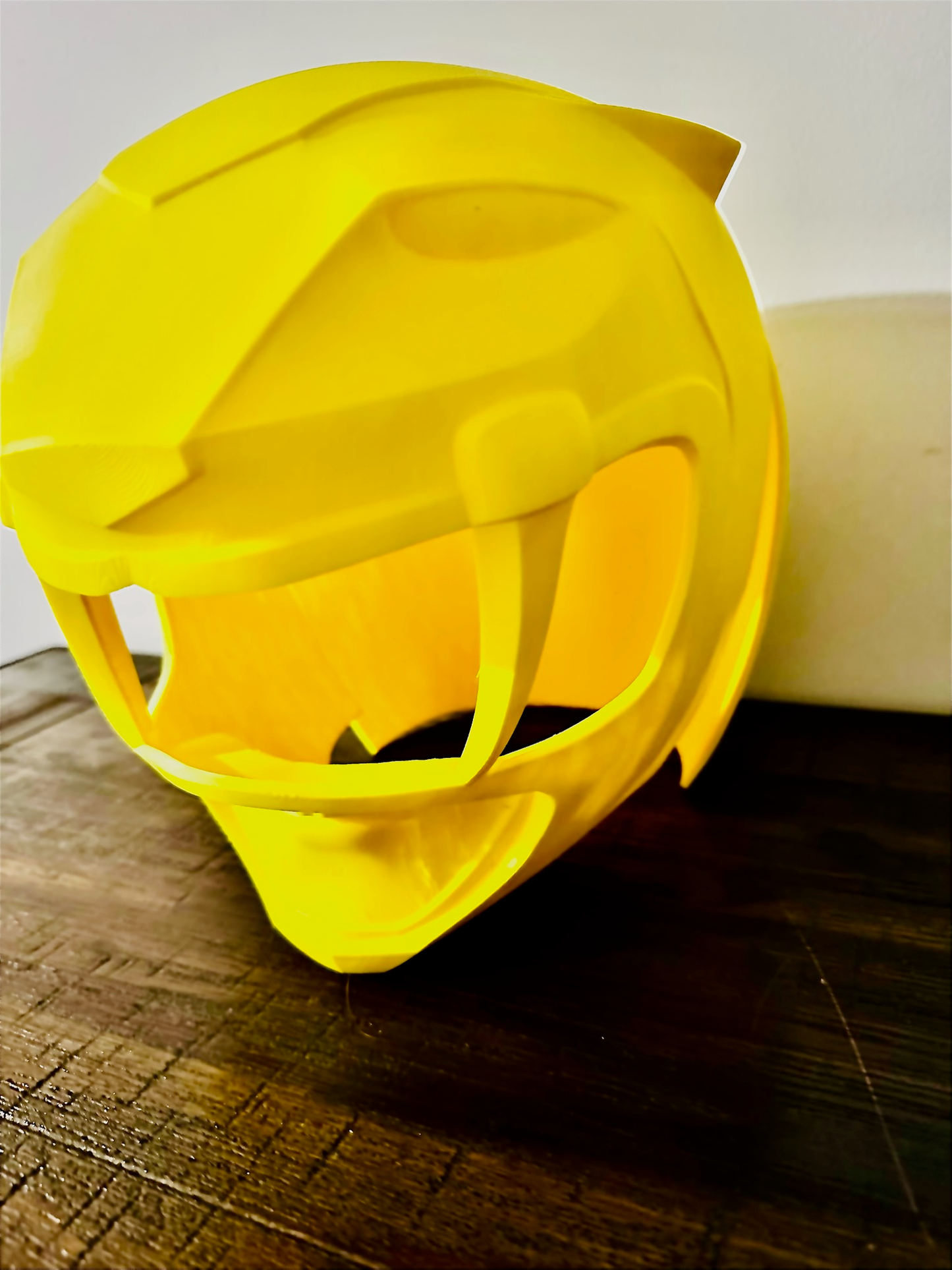 Yellow Mighty Morphin Power Rangers Helmet - Cosplay Kit / Full Size Decoration