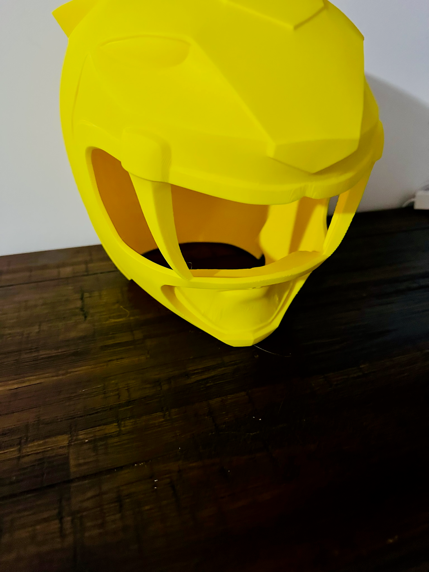 Yellow Mighty Morphin Power Rangers Helmet - Cosplay Kit / Full Size Decoration