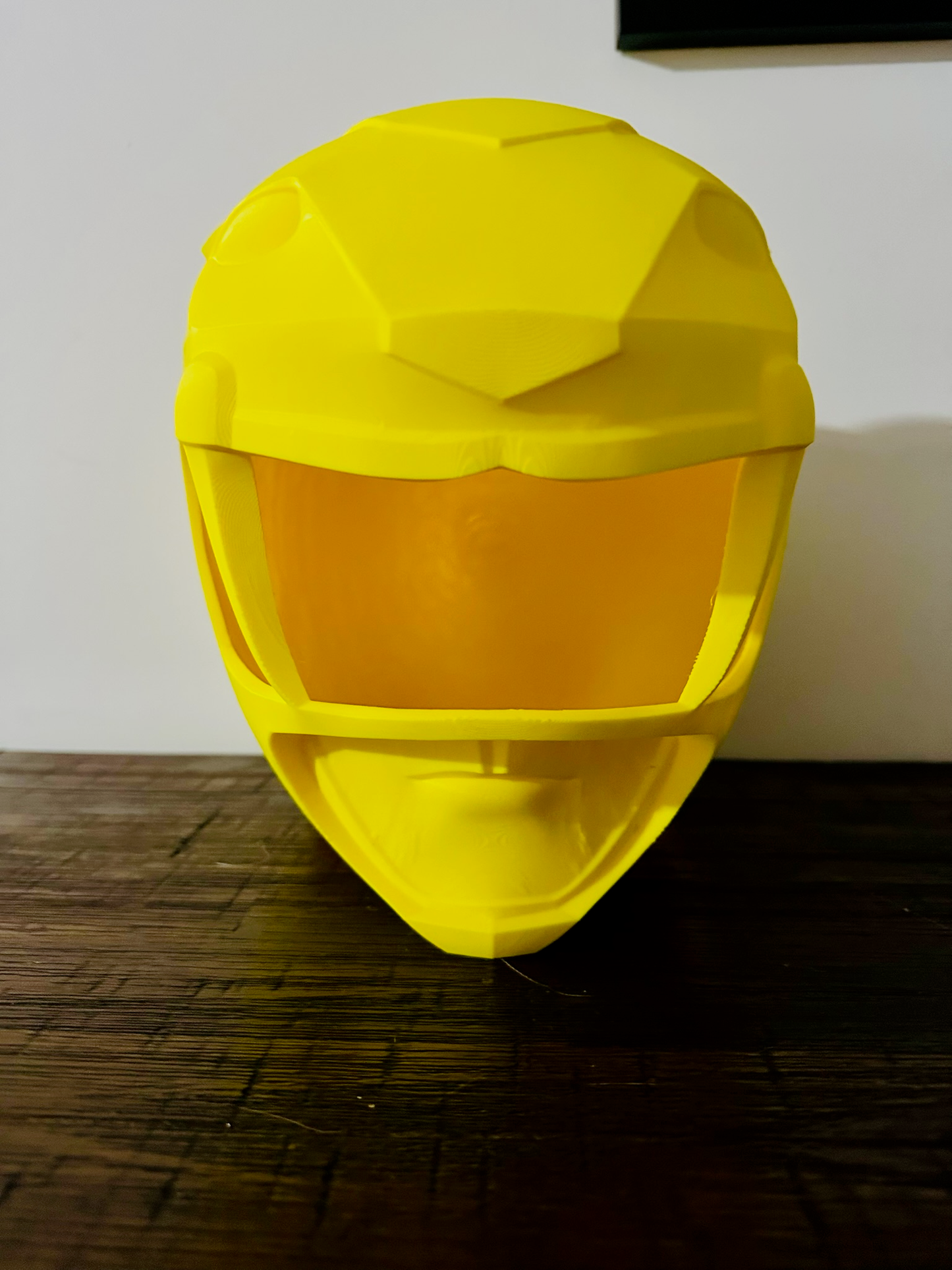 Yellow Mighty Morphin Power Rangers Helmet - Cosplay Kit / Full Size Decoration