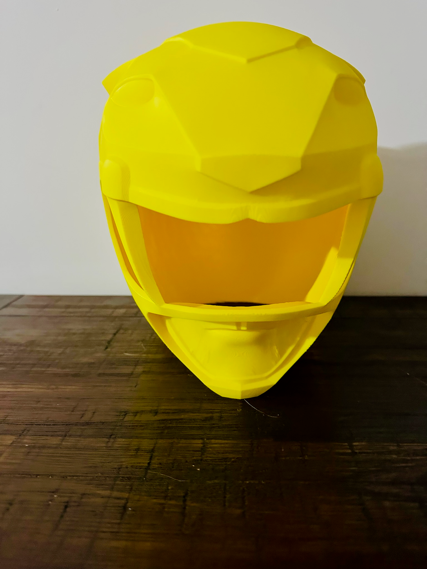 Yellow Mighty Morphin Power Rangers Helmet - Cosplay Kit / Full Size Decoration