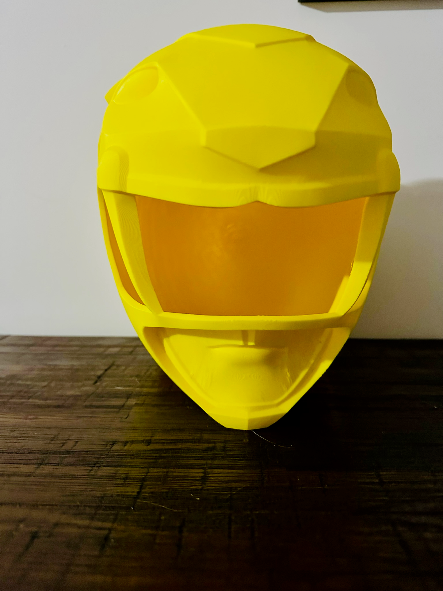 Yellow Mighty Morphin Power Rangers Helmet - Cosplay Kit / Full Size Decoration