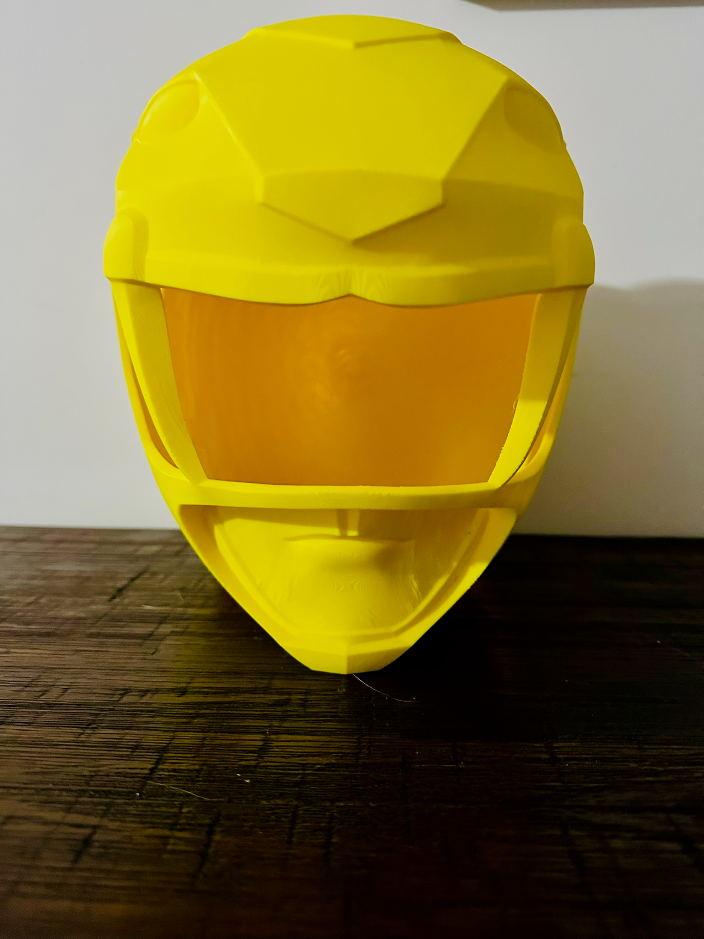 Yellow Mighty Morphin Power Rangers Helmet - Cosplay Kit / Full Size Decoration