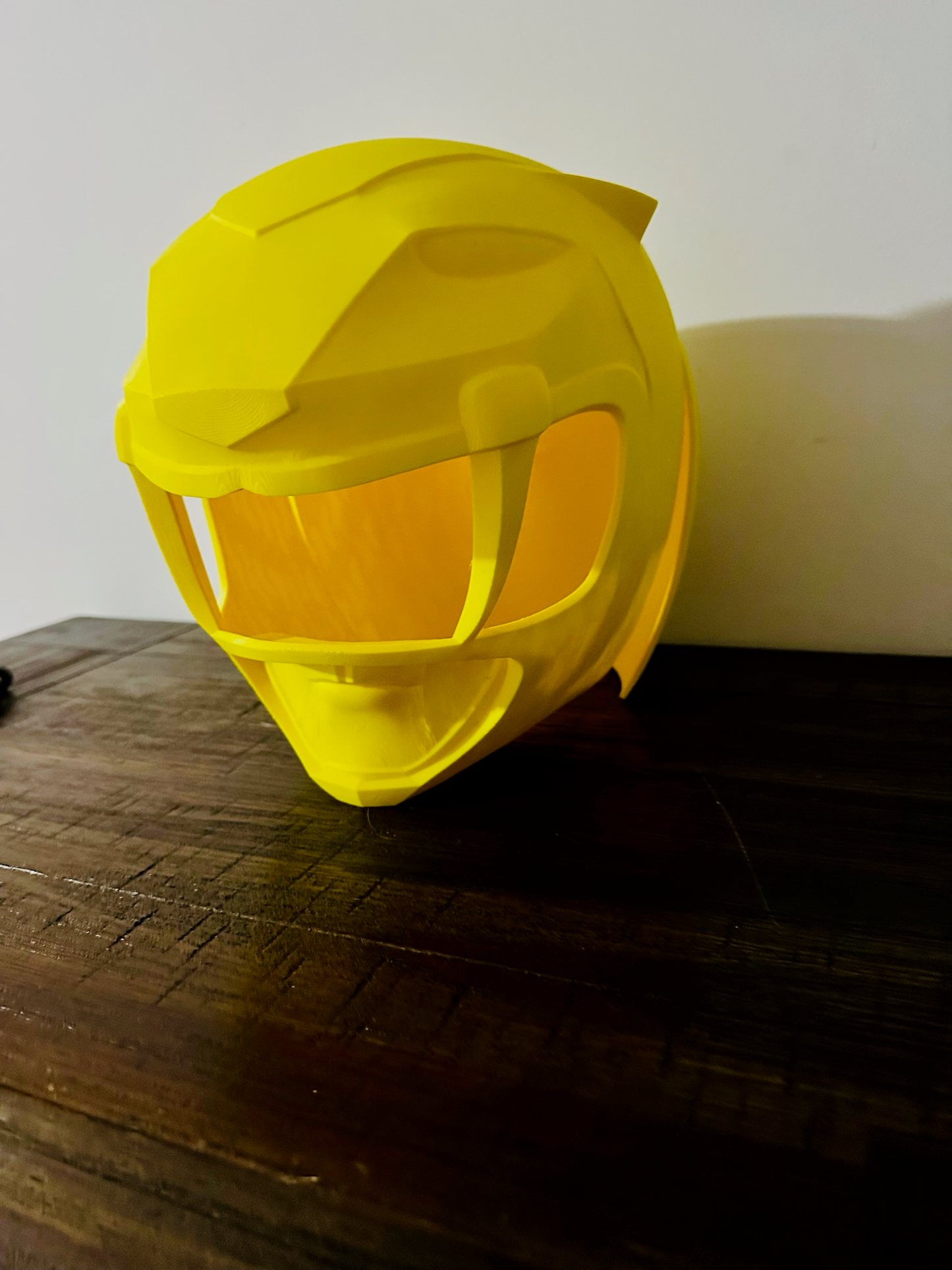 Yellow Mighty Morphin Power Rangers Helmet - Cosplay Kit / Full Size Decoration