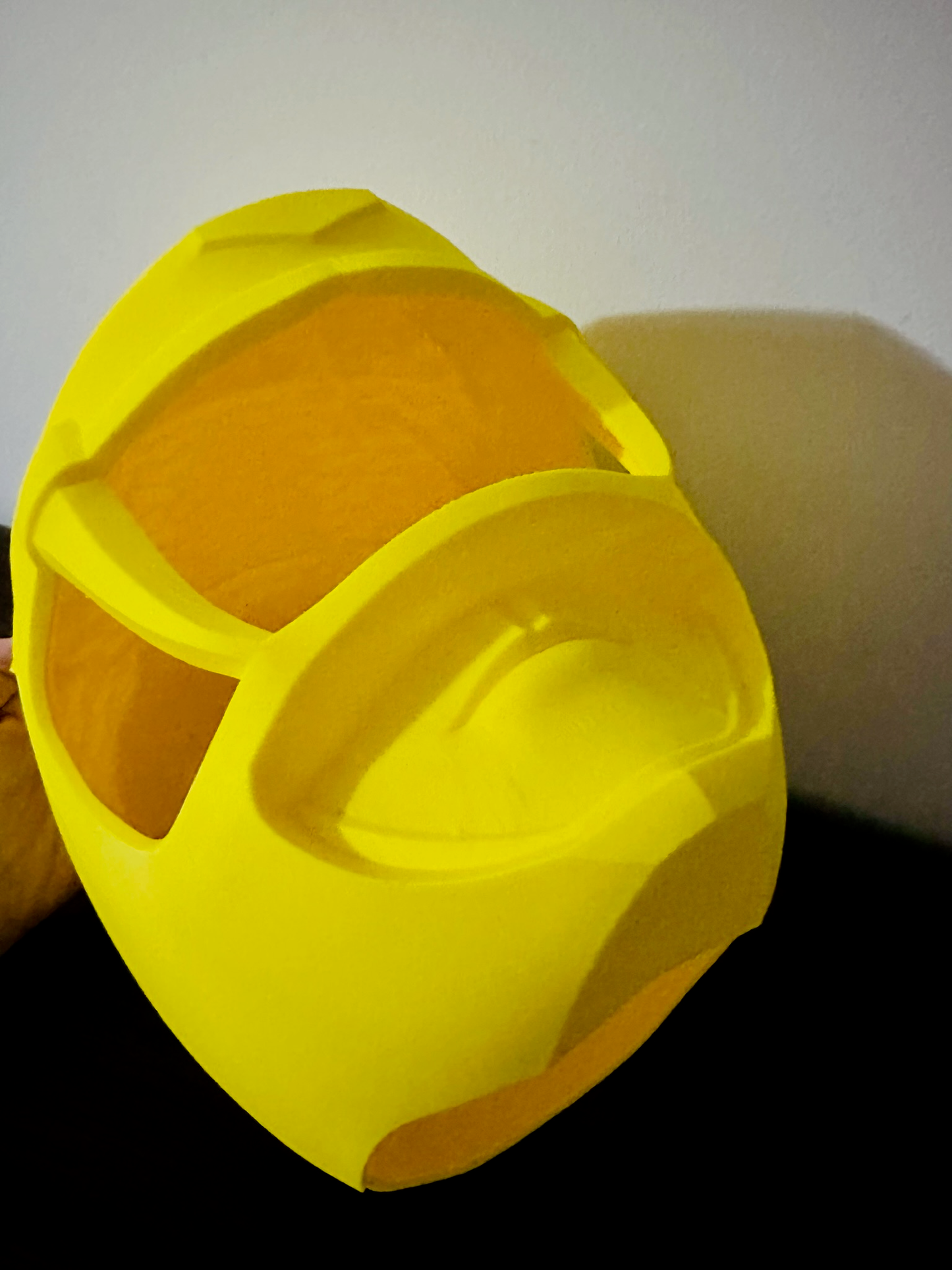 Yellow Mighty Morphin Power Rangers Helmet - Cosplay Kit / Full Size Decoration