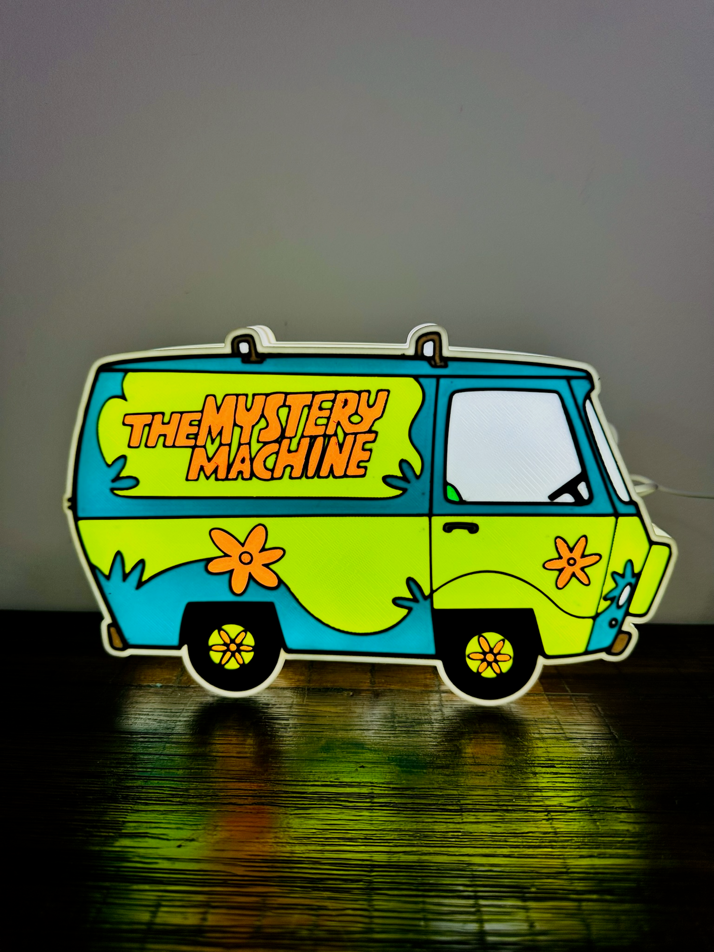 La máquina del misterio - Scooby Doo - Letrero luminoso / Luz de noche - Alimentación por USB
