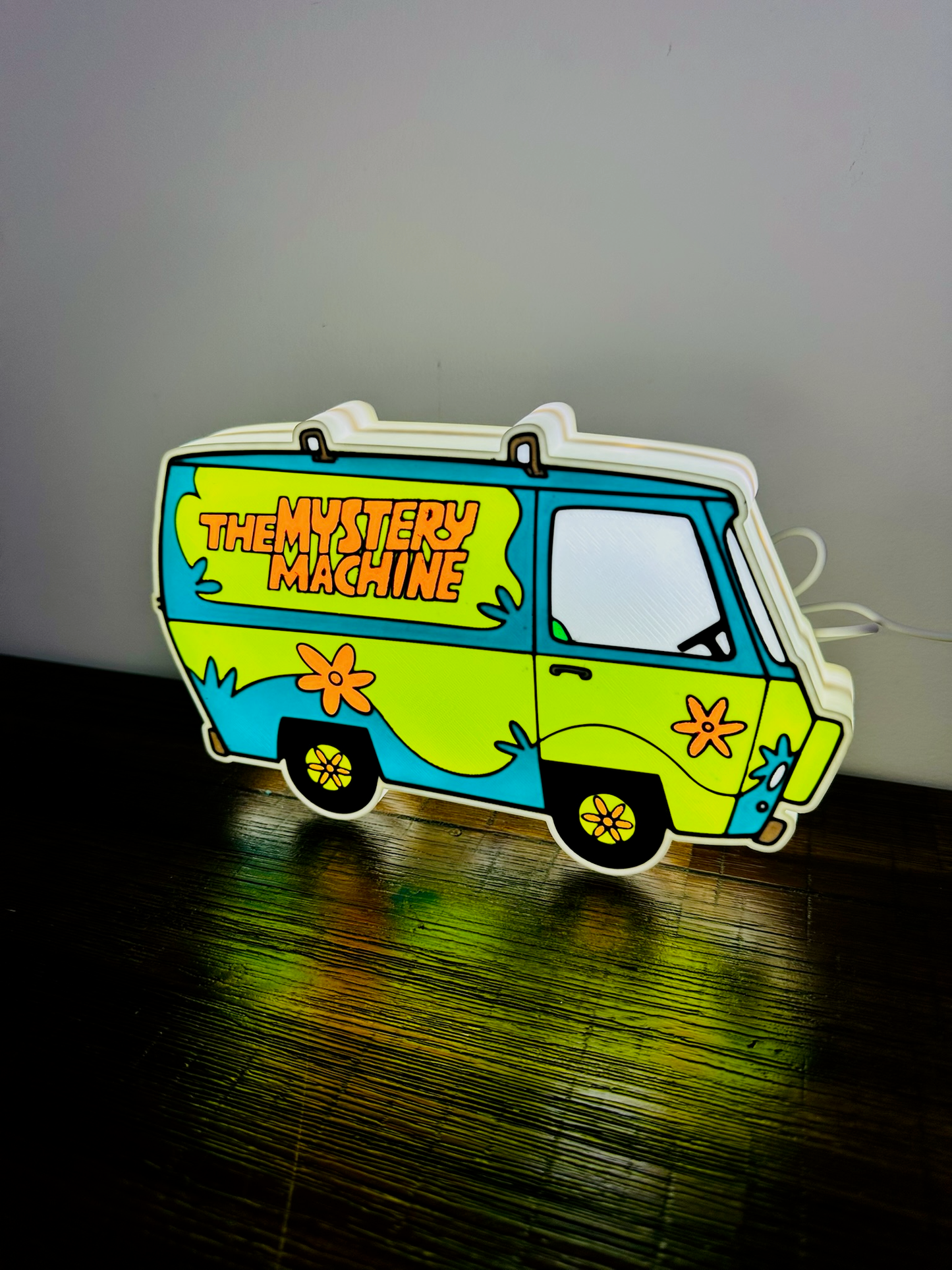 La máquina del misterio - Scooby Doo - Letrero luminoso / Luz de noche - Alimentación por USB