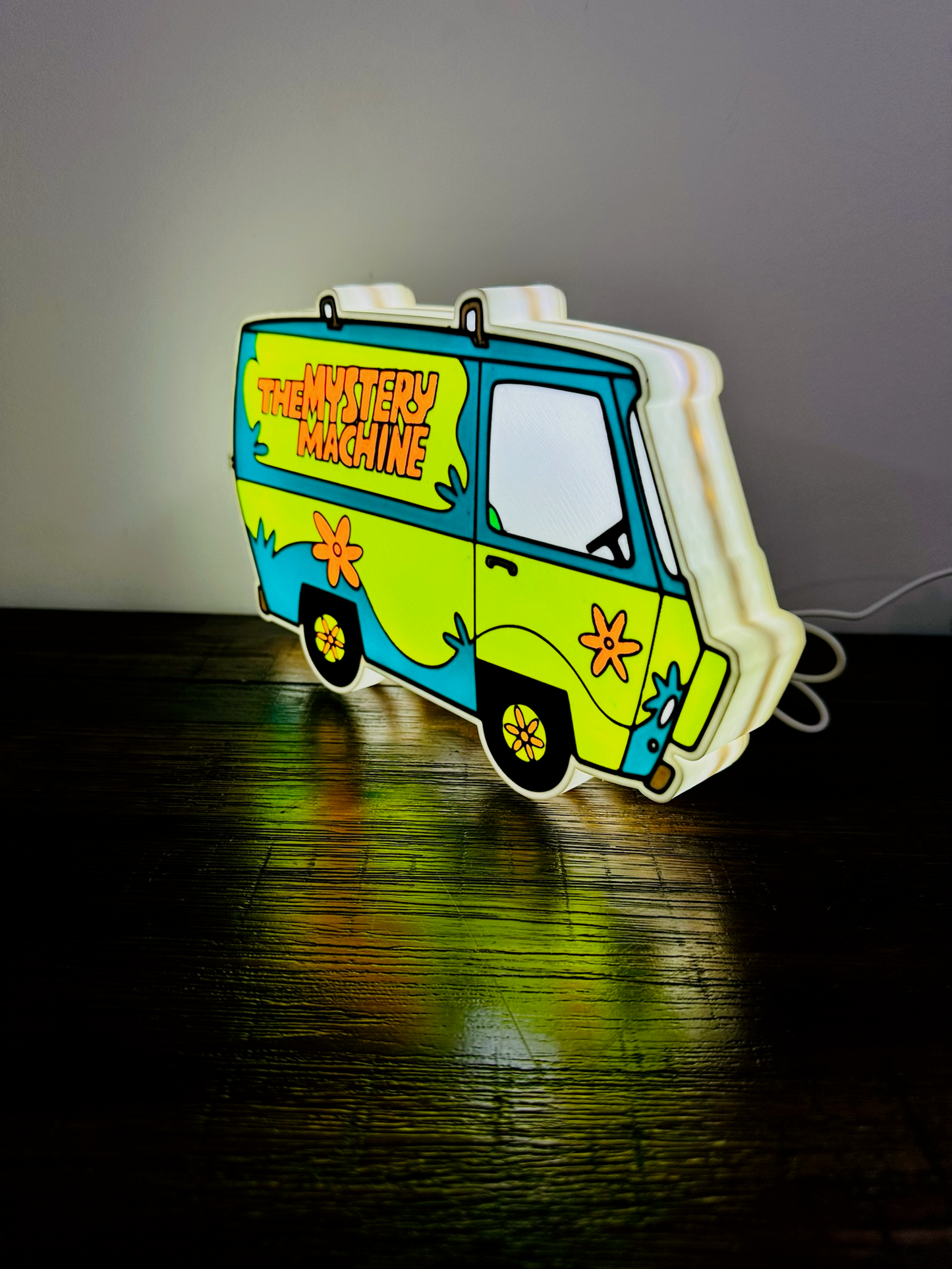 La máquina del misterio - Scooby Doo - Letrero luminoso / Luz de noche - Alimentación por USB
