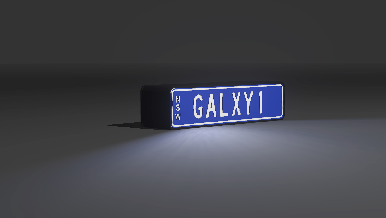 Custom Number Plate - Light Up Sign / Wall Art / Night Light - Your Registration in Lights!