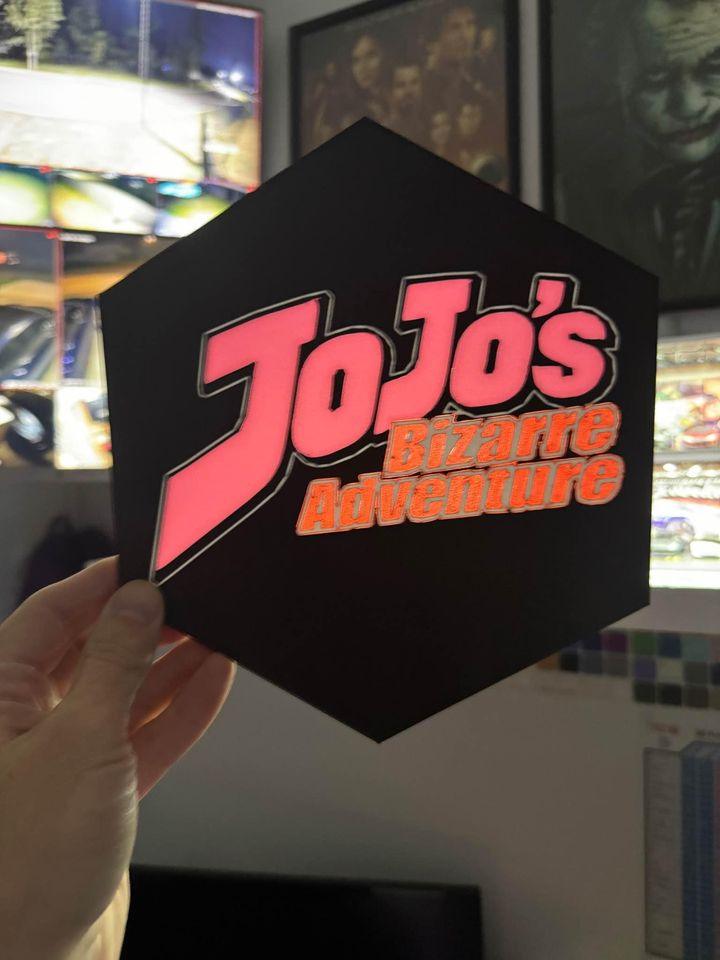 Unique light up art/decoration: JoJo’s Bizarre Adventure! USB Powered - Michael's 3D World