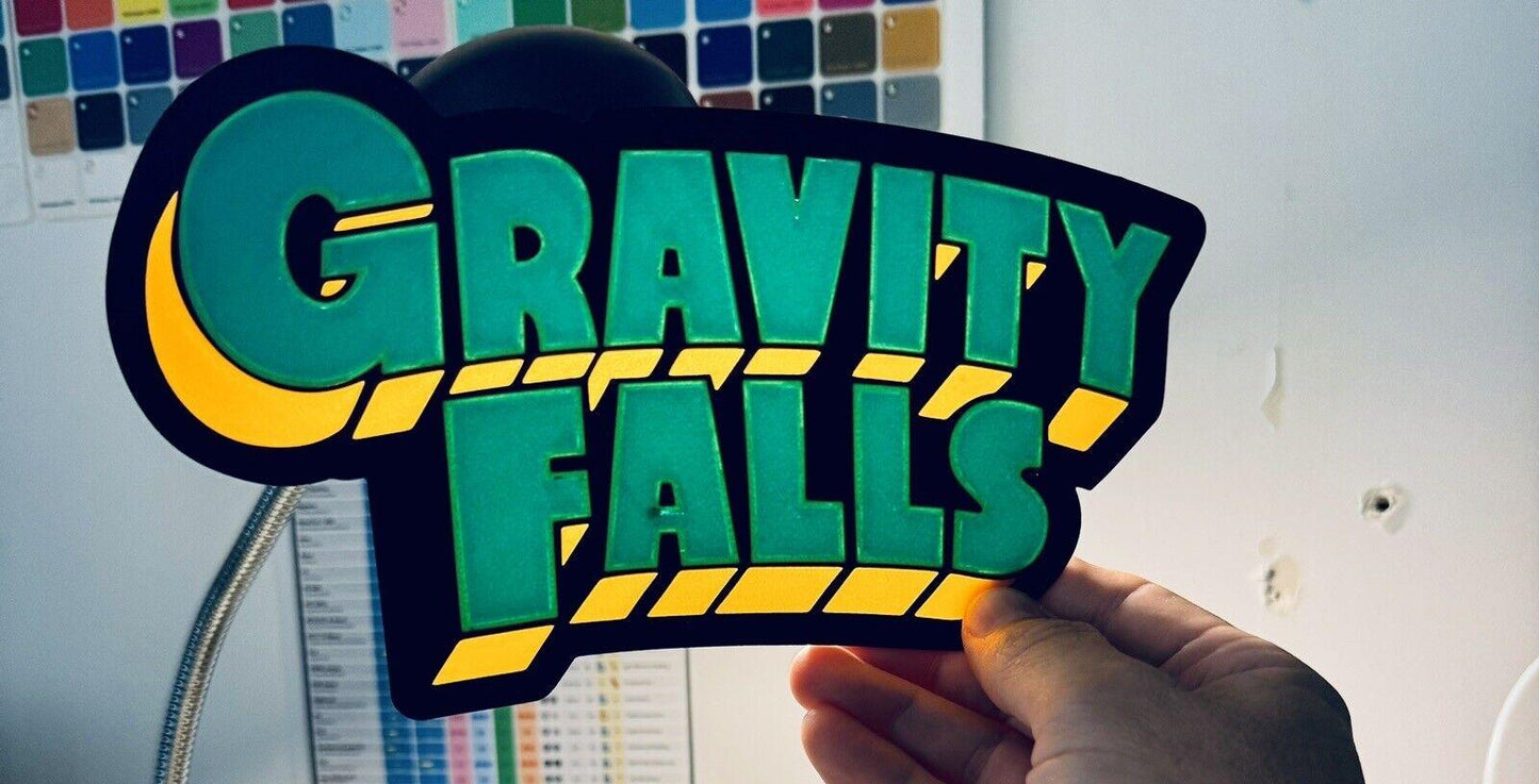 Gravity Falls Light Box/Night Light - USB powered LED Lit - Michael's 3D World