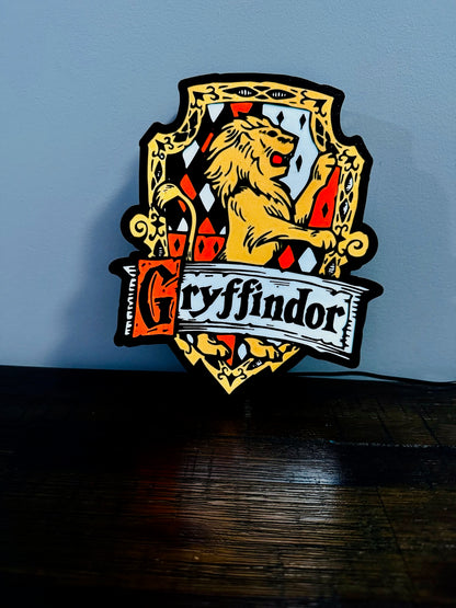 Harry Potter: House Coat of Arms Logo - Light up Signs