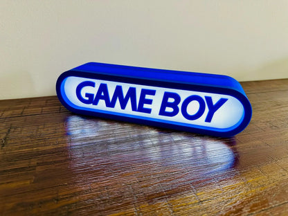 Brand New - Unique Gameboy Logo - Light Up Sign - USB Powered - Michael's 3D World