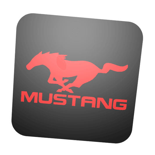 Mustang Logo - Light up sign - USB Powered - Michael's 3D World