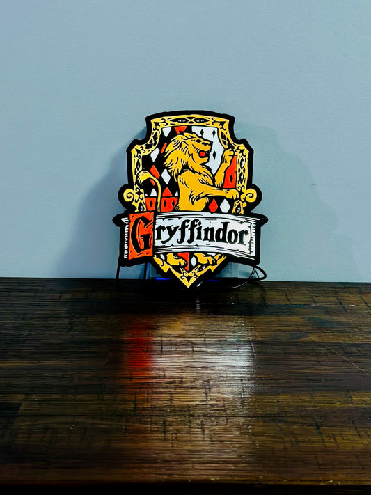 Harry Potter: House Coat of Arms Logo - Light up Signs